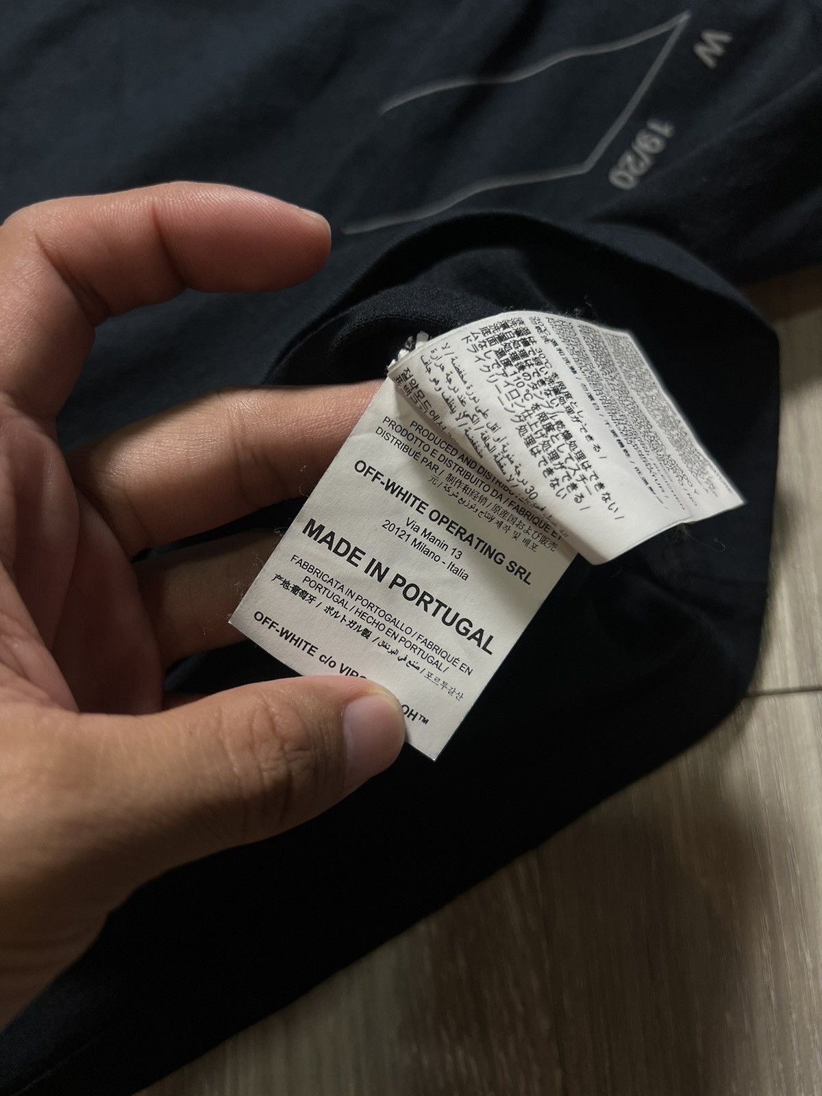 Off-White Off-White 3M Double Layered Unfinished Tee Size US L / EU 52-54 / 3 - 10 Thumbnail