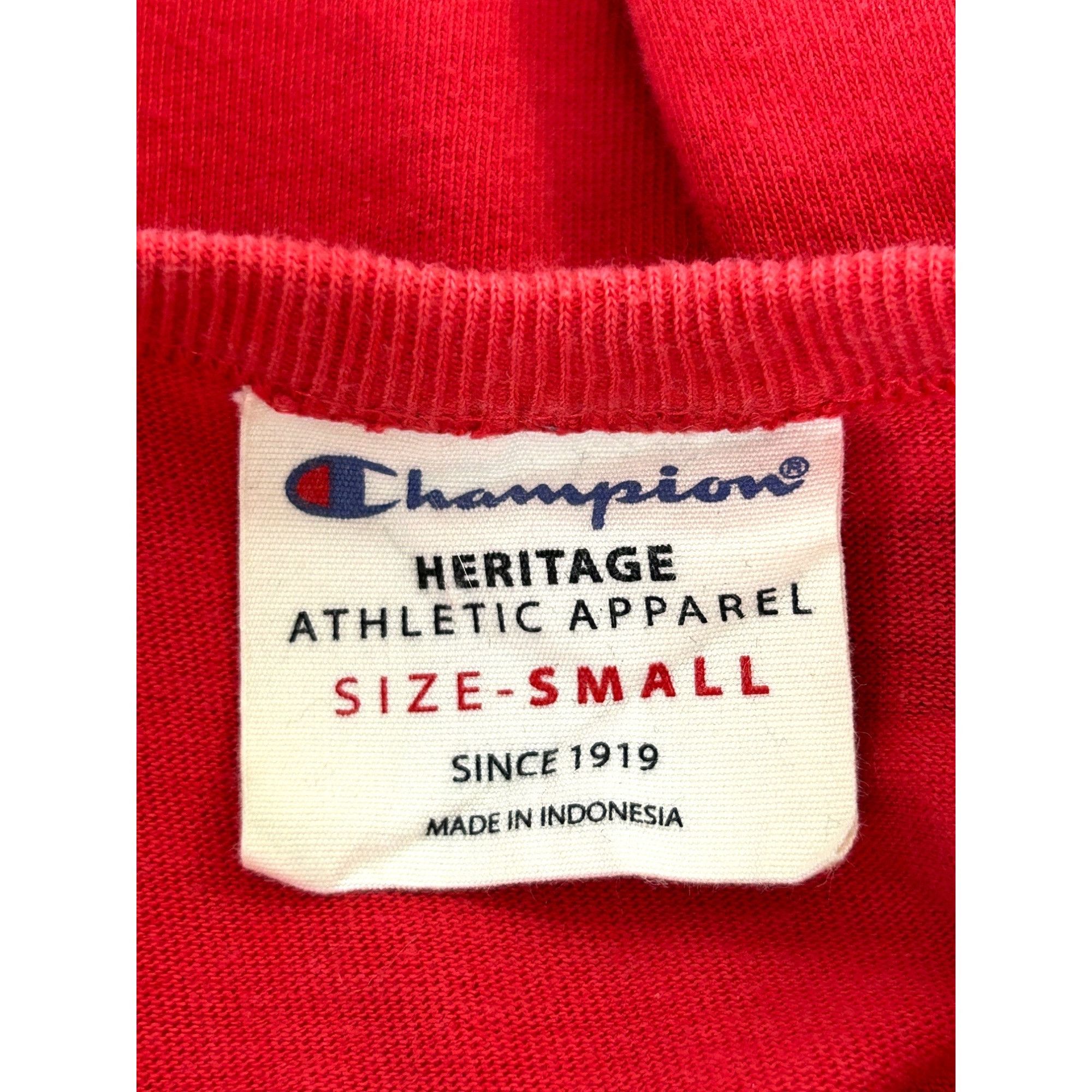 Champion Champion Men’s Heritage Athletic Apparel Tee S Red Black Whi Size US S / EU 44-46 / 1 - 5 Thumbnail