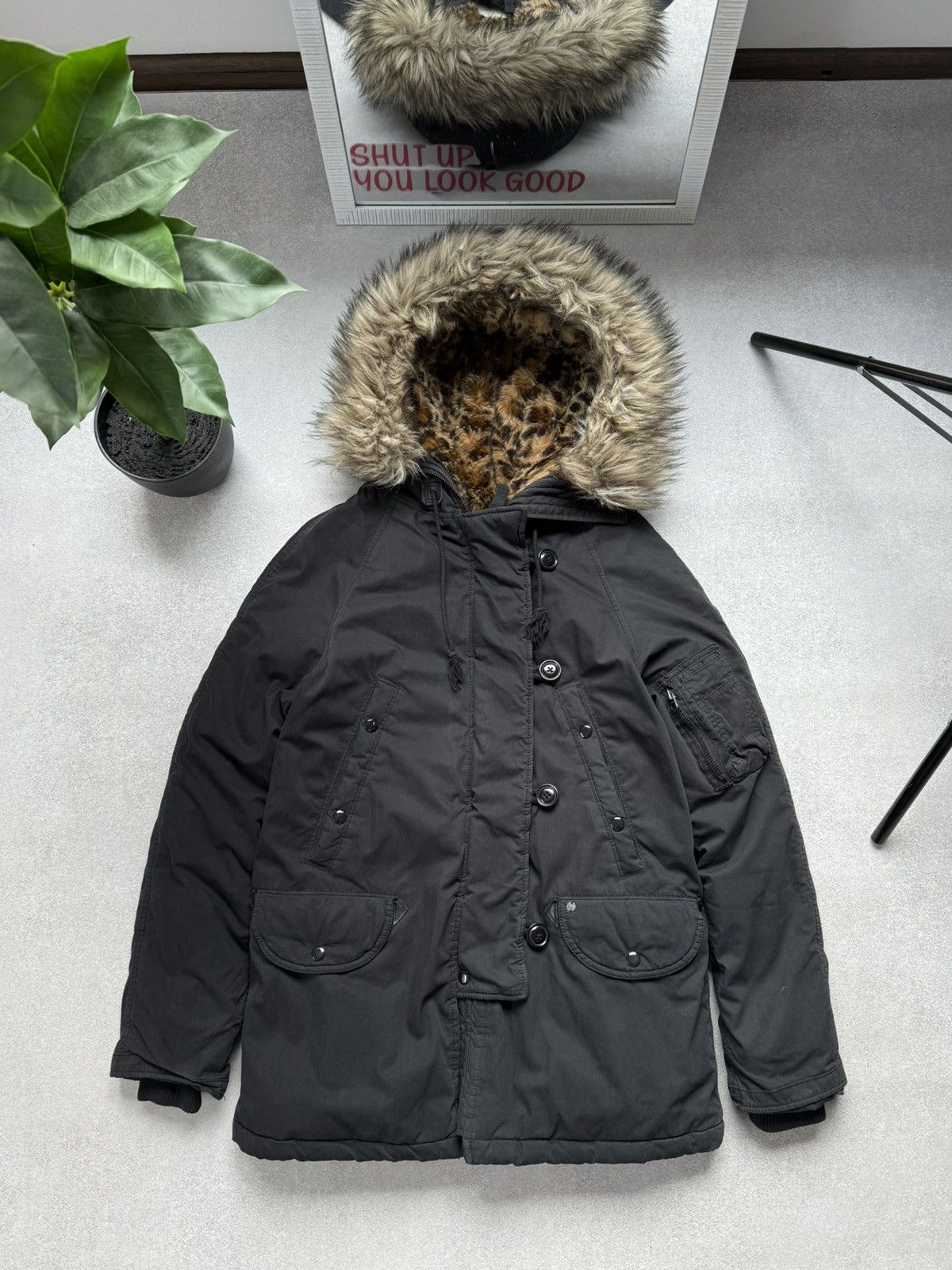 Denim & Supply Ralph Lauren Denim & Supply Ralph Lauren Faux Fur Parka Jacket Hooded Size XS / US 0-2 / IT 36-38 - 1 Thumbnail