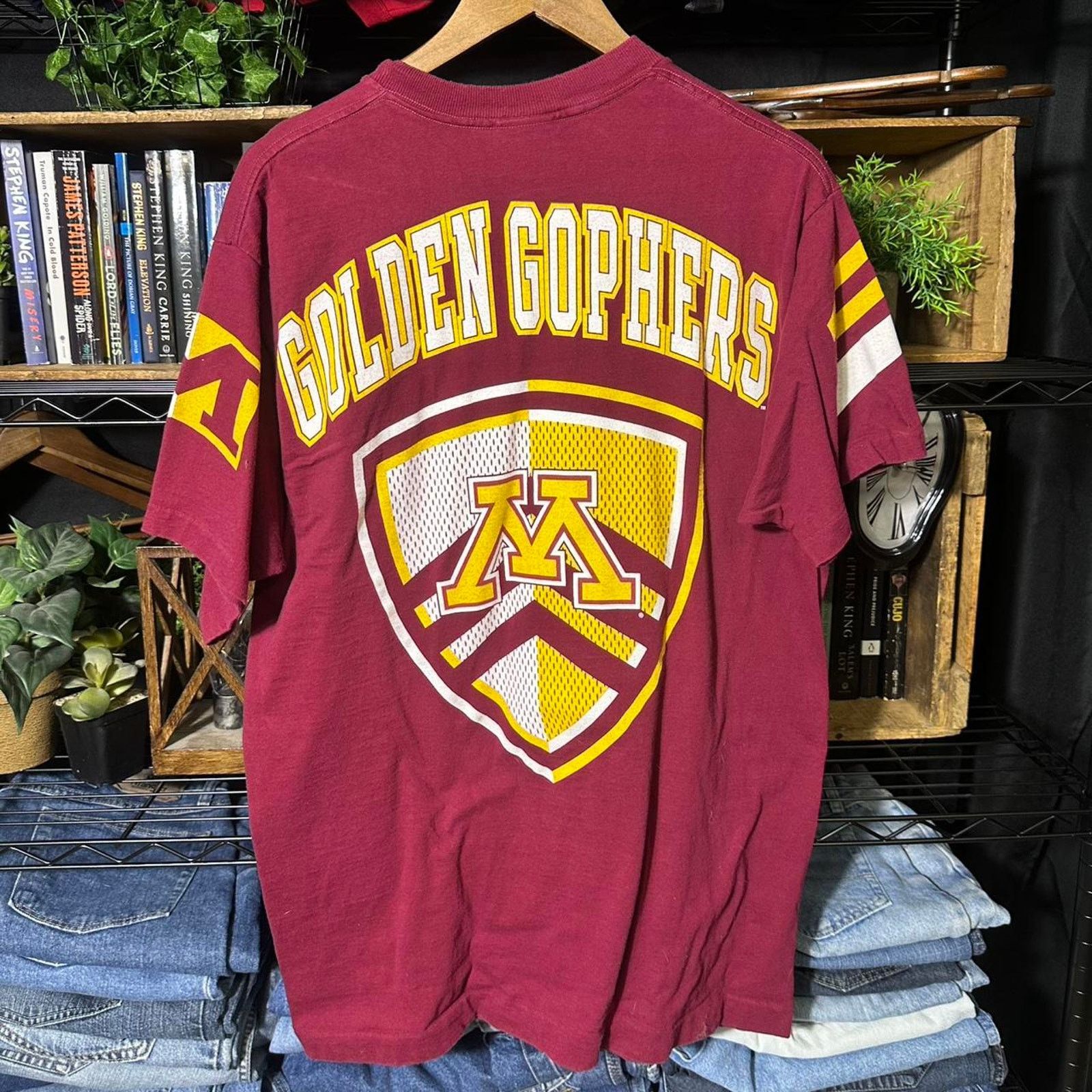 Pro Player Vintage 90s Single Stitch Minnesota Gophers AOP Tee Shirt XL Size US L / EU 52-54 / 3 - 2 Thumbnail