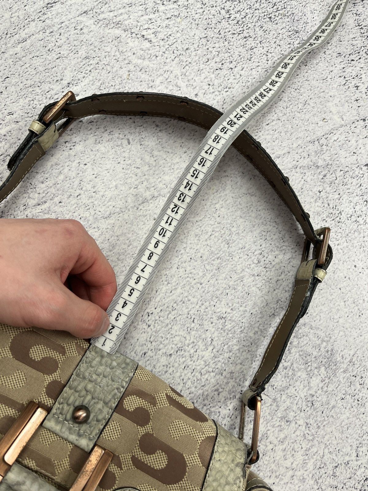 Guess Vintage 00’s GUESS Cloth Handbag Monogram Y2k Avant Garde Size ONE SIZE - 21 Thumbnail