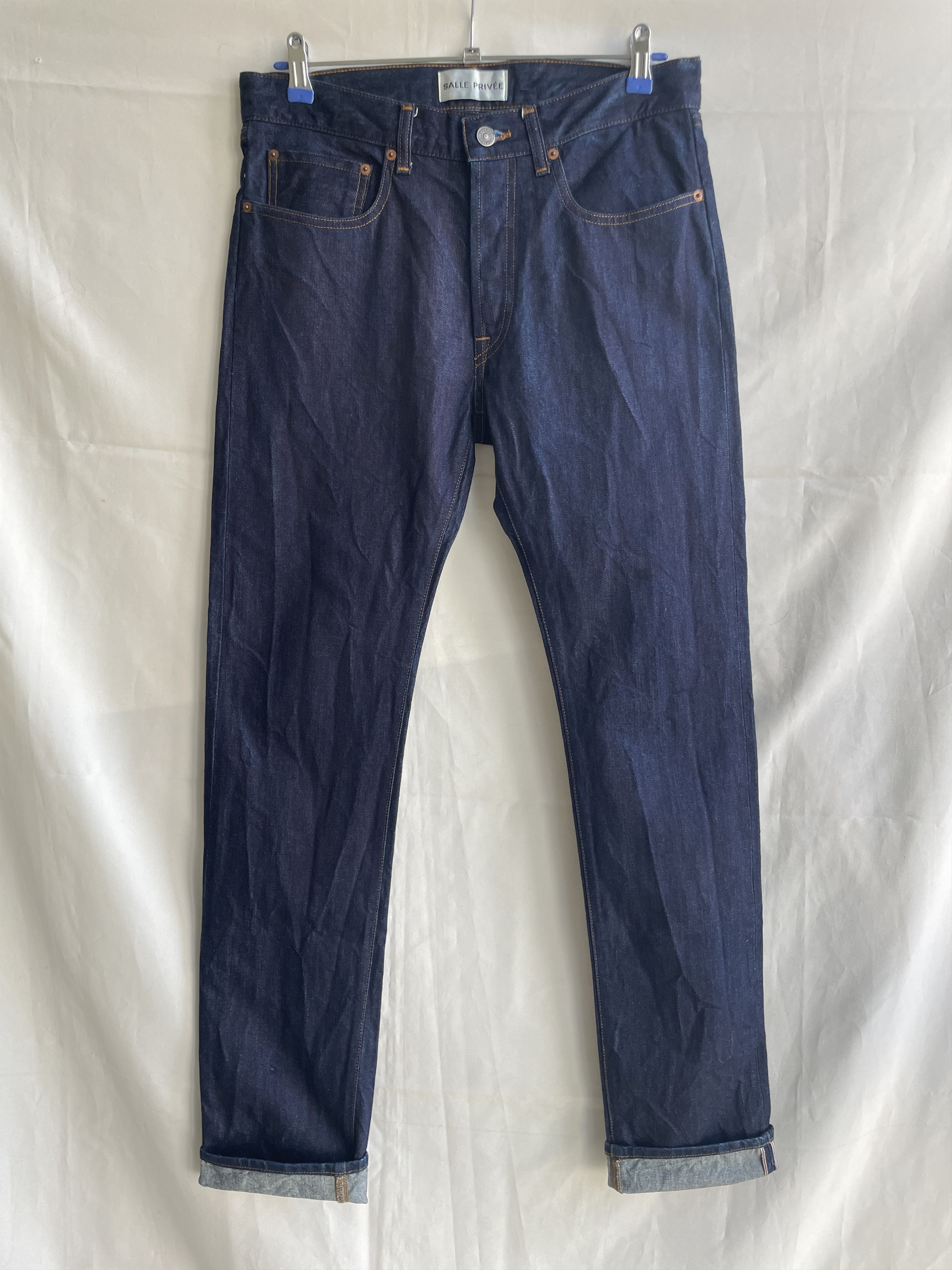 SALLE PRIVEE Salle Privee Lewitt Selvedge Made in Italy Slim Fit Denim Size US 31 - 1 Thumbnail