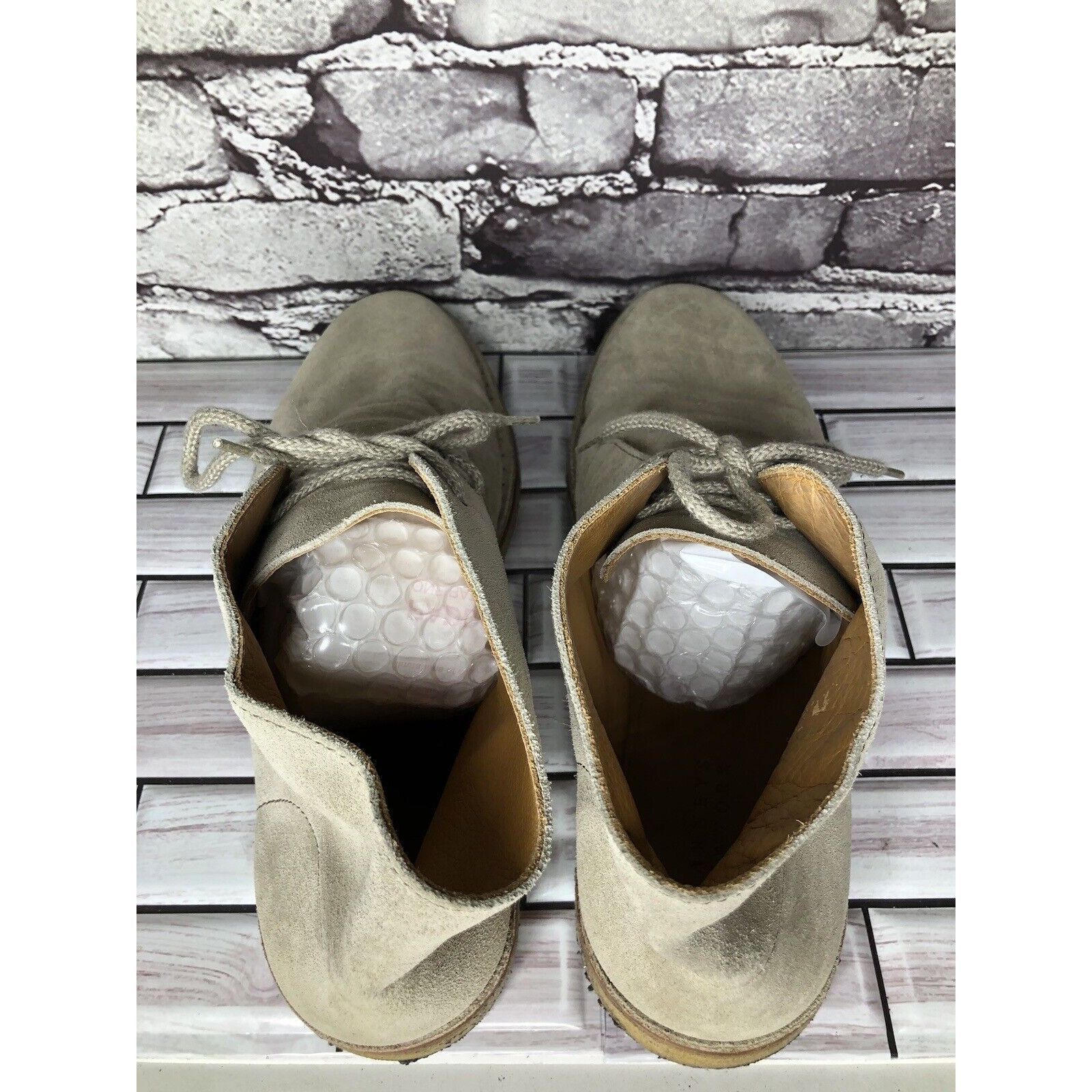 Barneys New York Barneys New York Beige Suede Leather Chukka Casual Lace Boot Size US 12 / EU 45 - 5 Thumbnail