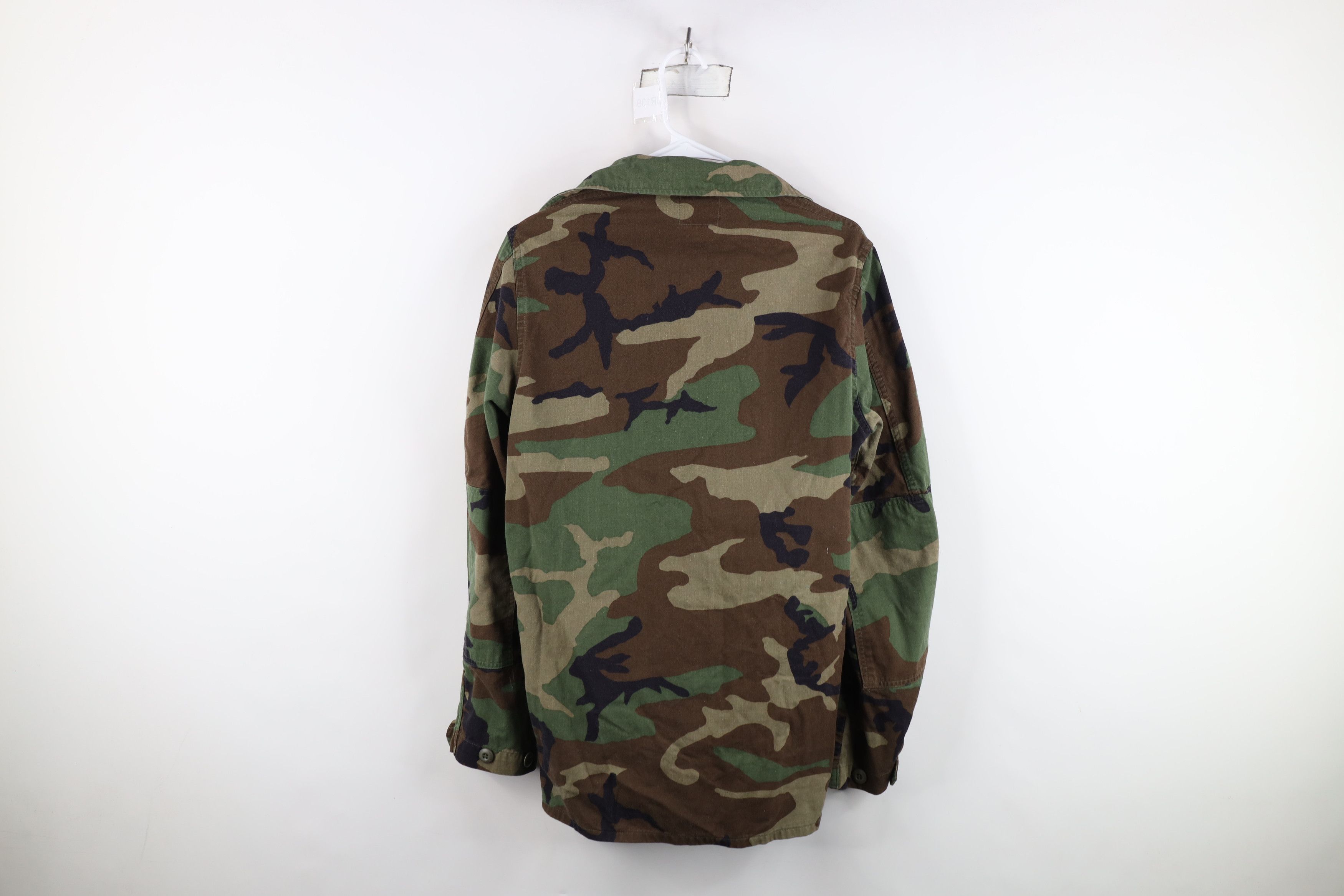 Vintage Vintage 80s USMC Woodland Camouflage Combat Coat Jacket USA Size US S / EU 44-46 / 1 - 13 Thumbnail