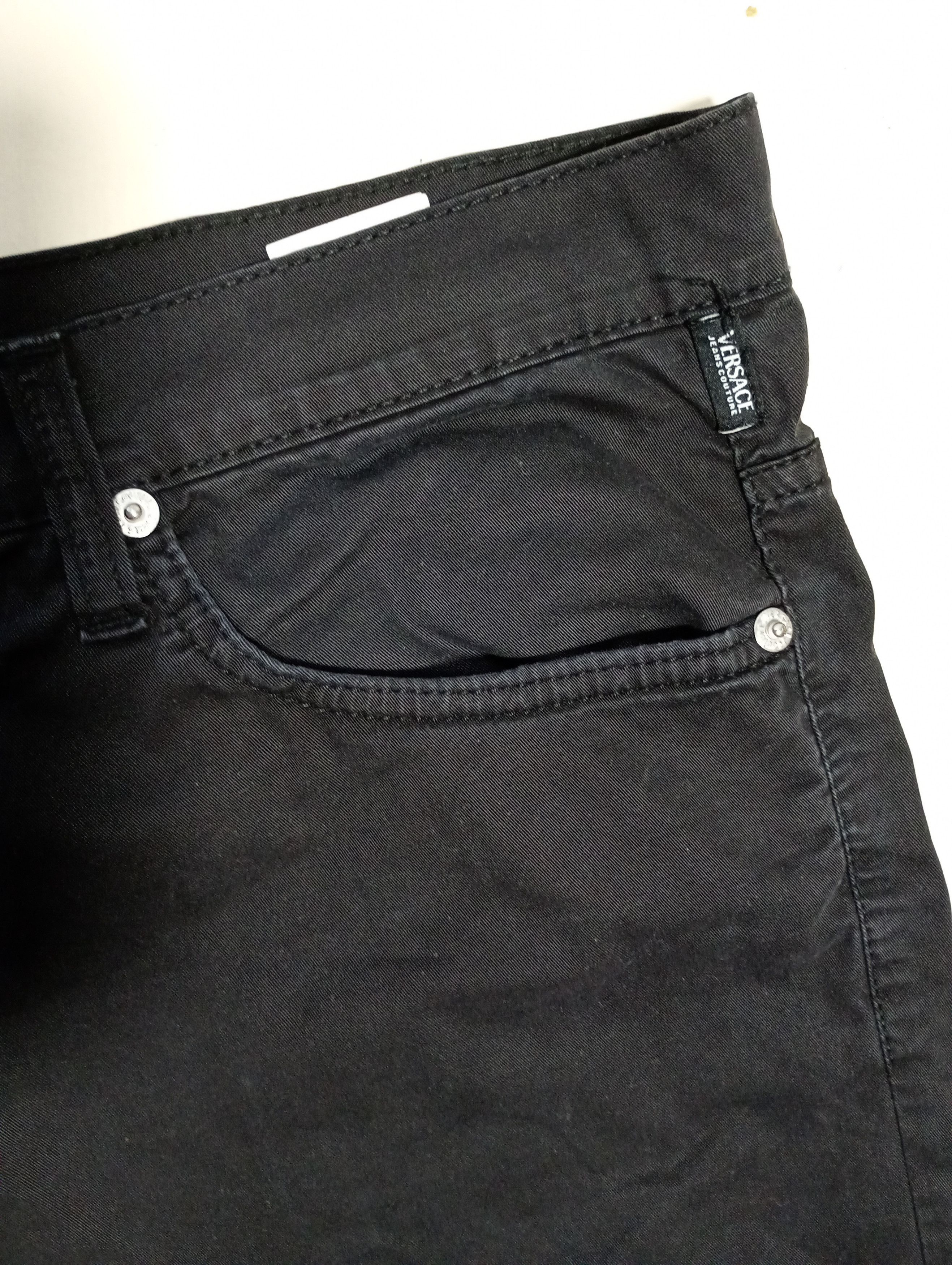 Designer × Versace Jeans Couture Versace Jeans Couture Black Jeans Size US 38 / EU 54 - 6 Thumbnail
