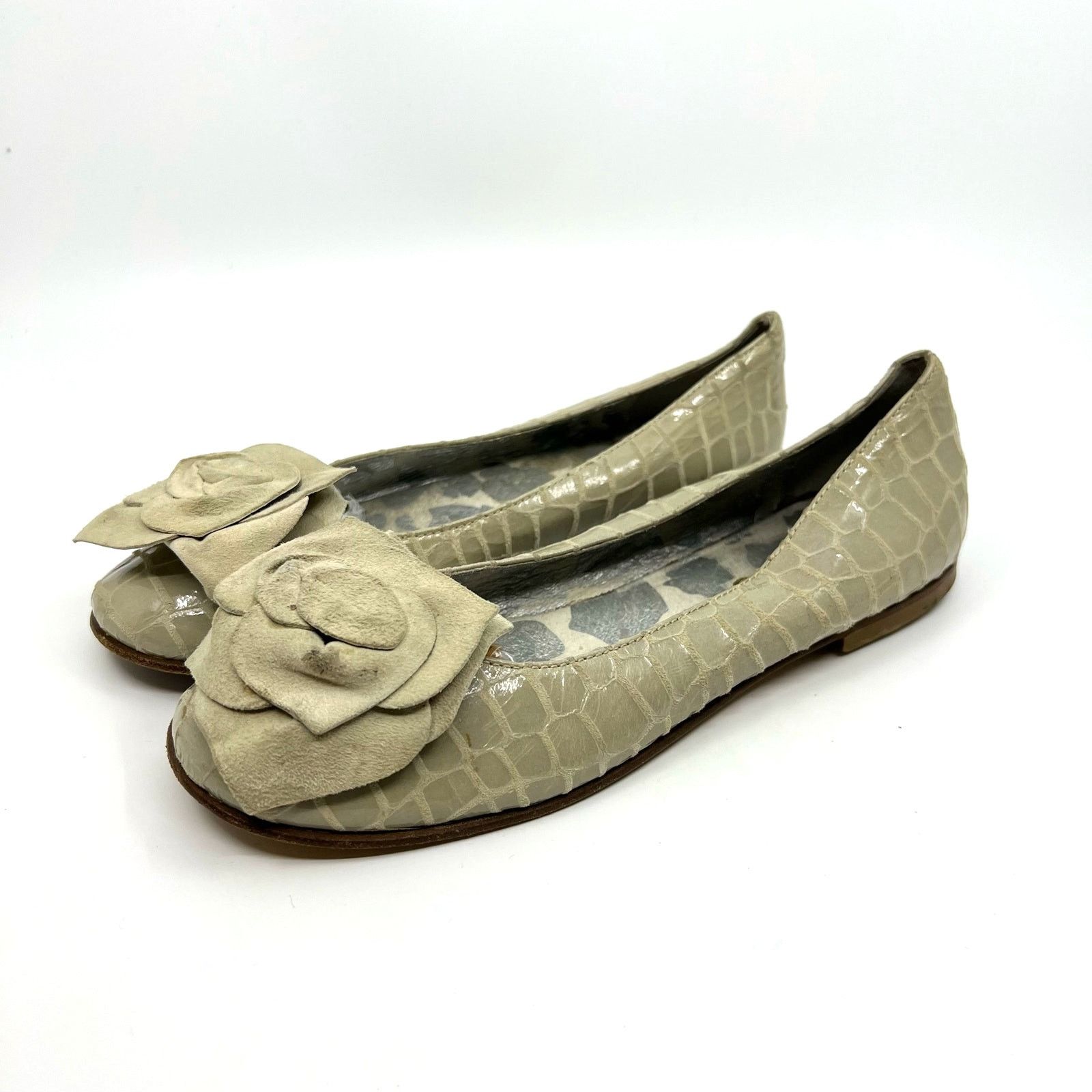 Roberto Cavalli Roberto Cavalli Angels Crocodile Flats Women's 6 US Size US 6 / IT 36 - 1 Thumbnail