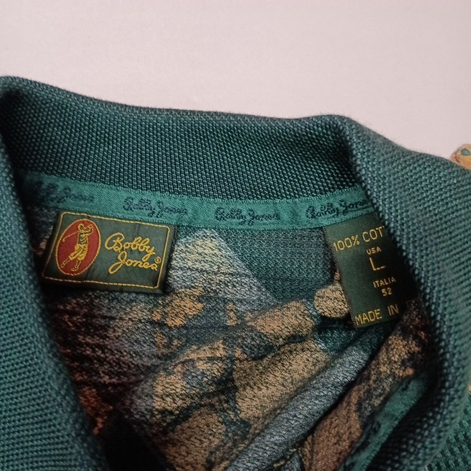 Bobby Jones Bobby Jones Golf Shirt Men's L Vintage Olympics Print ITALY Size US L / EU 52-54 / 3 - 3 Thumbnail