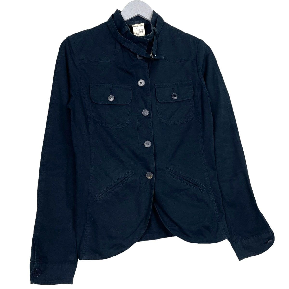 Designer × agnes b. 💥AGNES B NAVY BUTTON JACKET Size S / US 4 / IT 40 - 3 Thumbnail