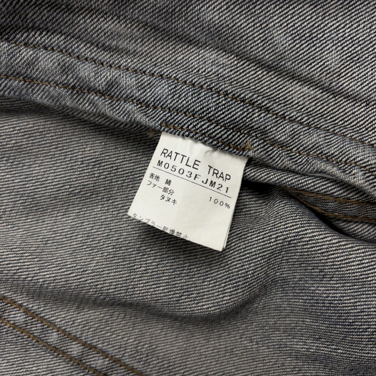 If Six Was Nine 2000s Rattle Trap - Apocalypse Style Mud Wash Denim Jacket Size US M / EU 48-50 / 2 - 11 Thumbnail