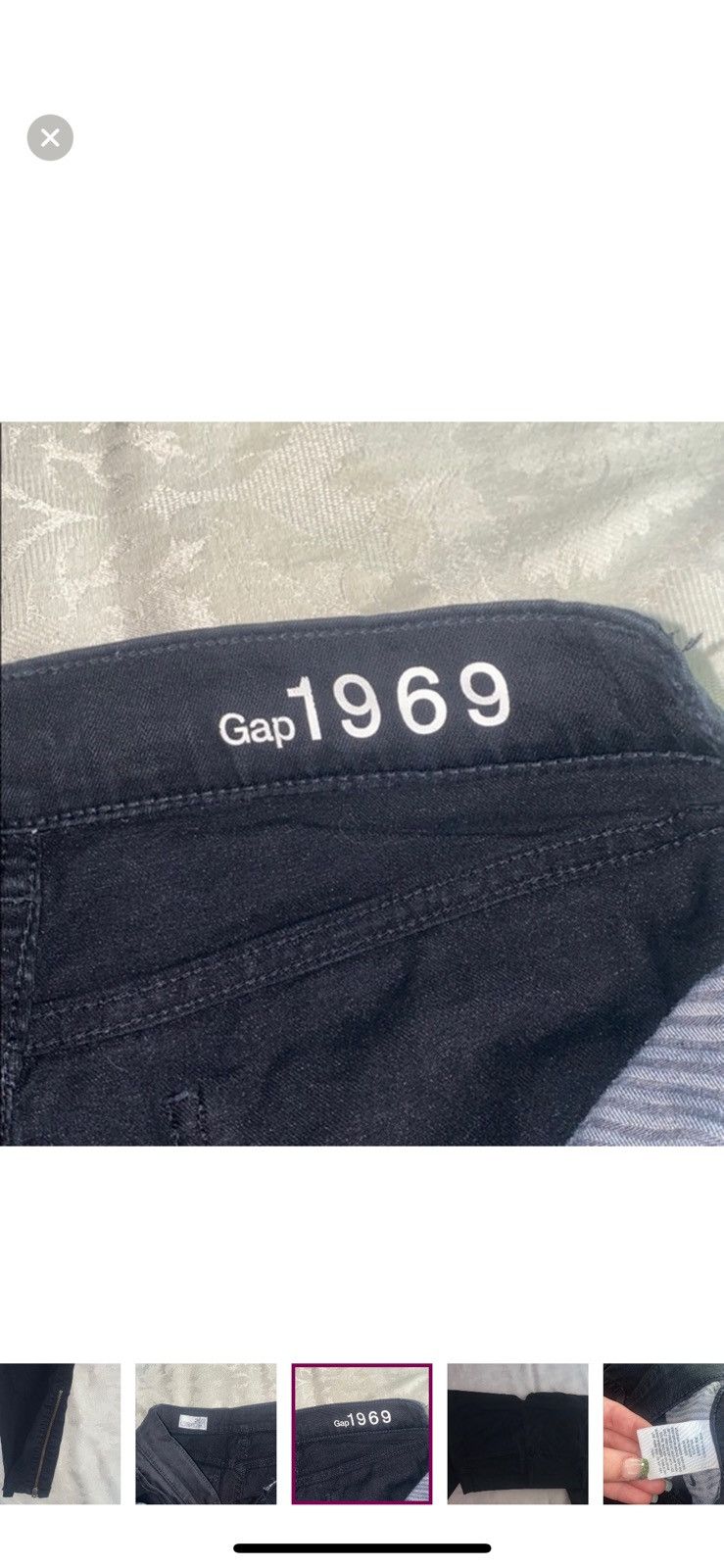 Gap Gap black inseam zipper legging jeans size 2 Size 26" / US 2 / IT 38 - 11 Thumbnail