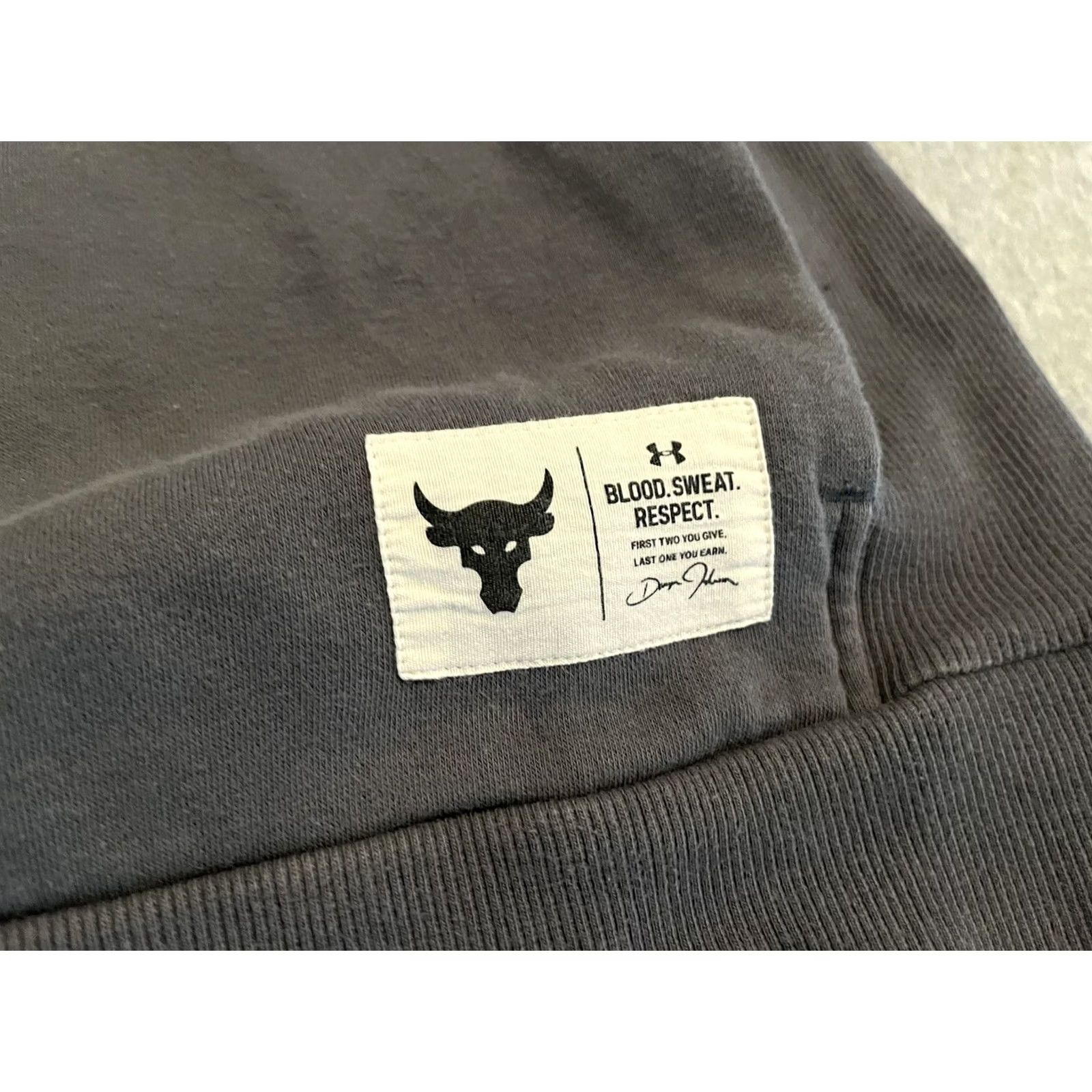 Under Armour Under Armour Project Rock Hoodie Pullover Mens Medium Gray Sweatshirt Shirt? Size US M / EU 48-50 / 2 - 4 Thumbnail
