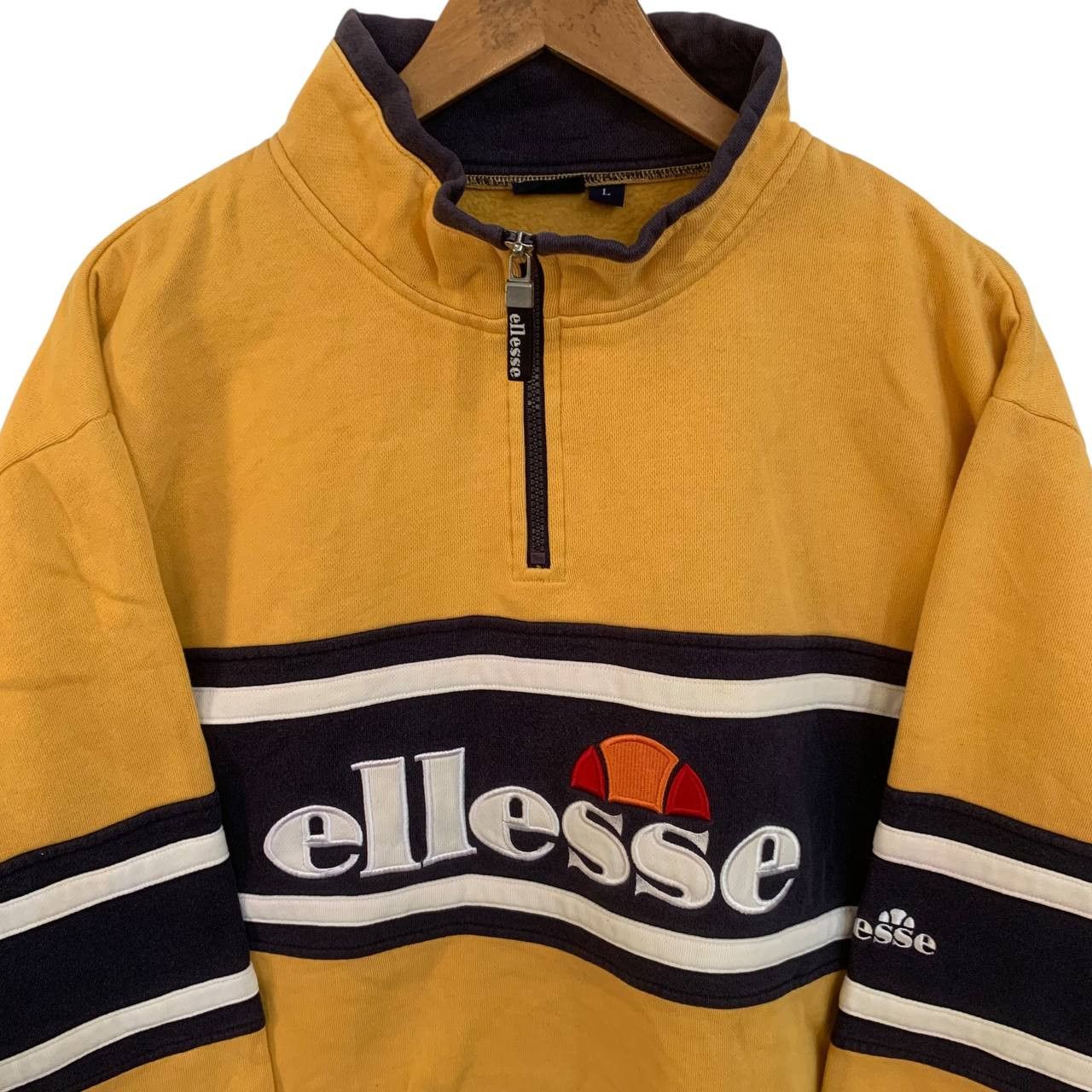 Ellesse Vintage Ellesse Sweatshirt Spell out large size Size US L / EU 52-54 / 3 - 2 Thumbnail