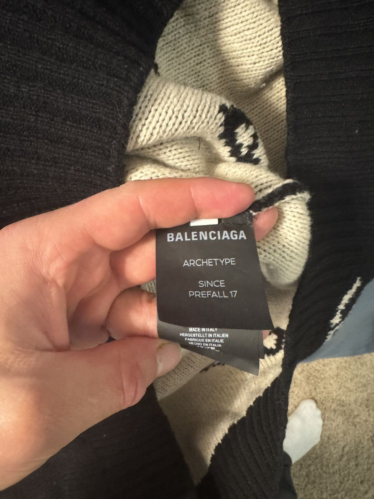 Balenciaga Balenciaga Logo Sweater Size US L / EU 52-54 / 3 - 4 Thumbnail
