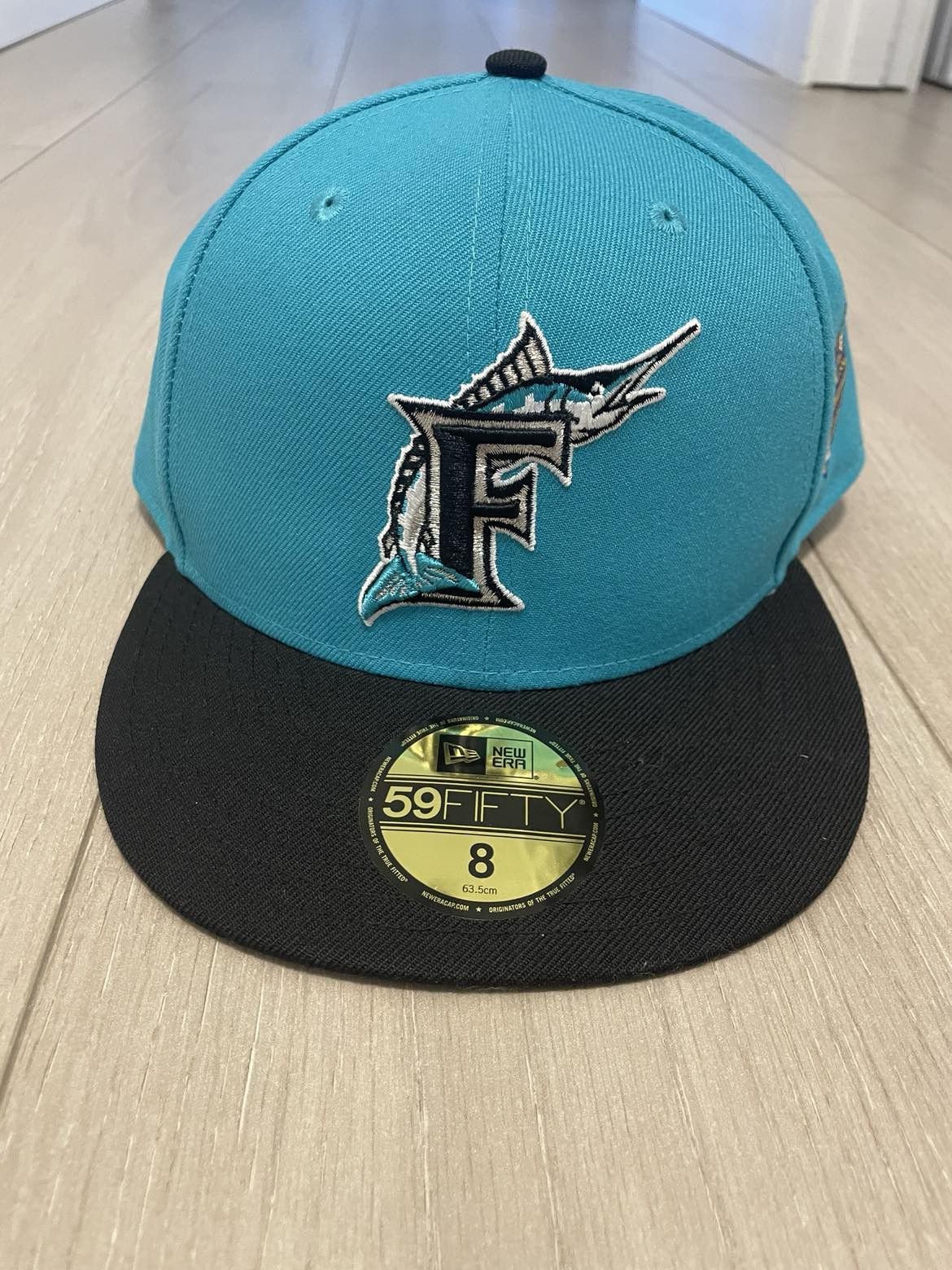 New Era Florida Marlins 1997 World Series Fitted Cap Size 8 Size ONE SIZE - 1 Thumbnail