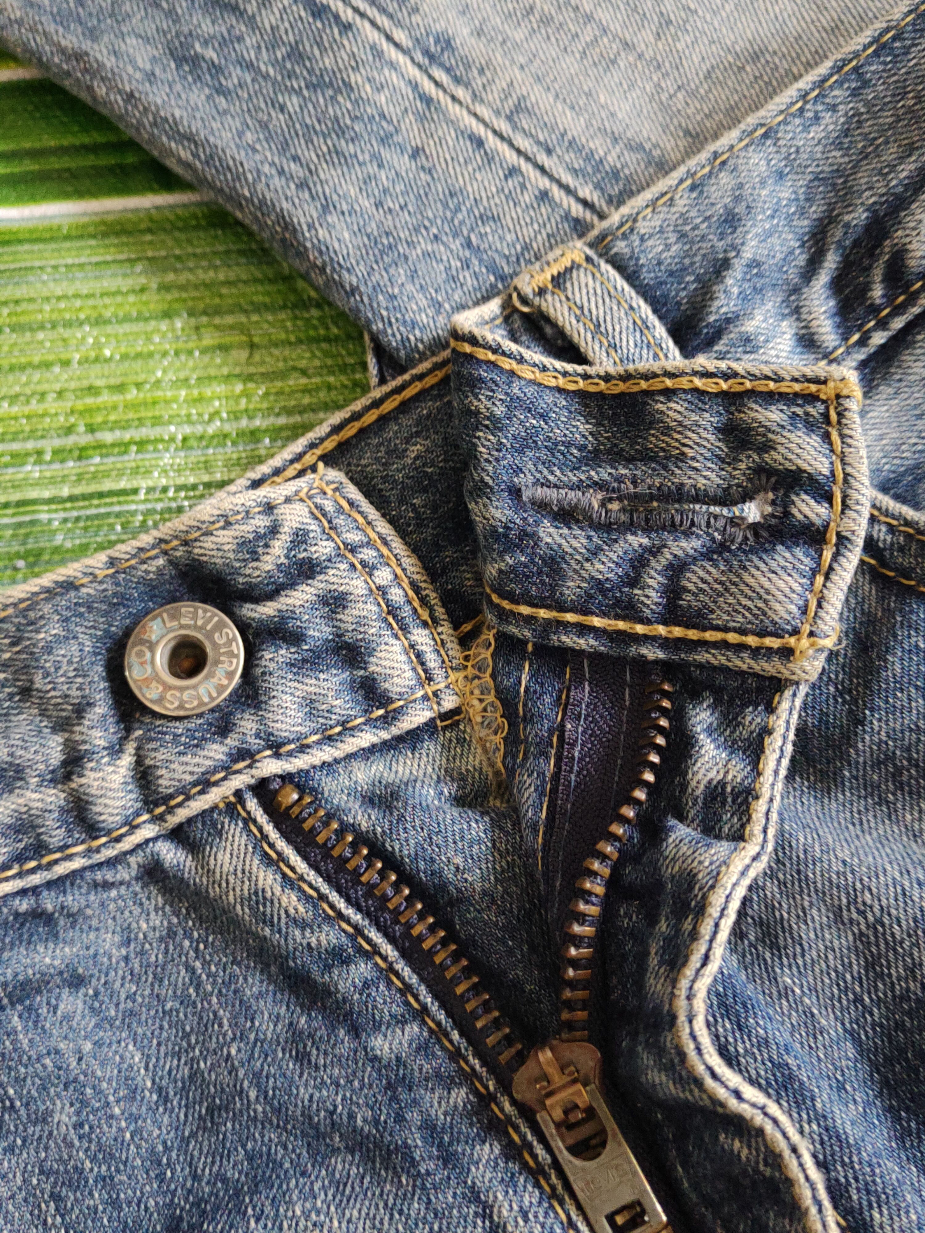 Levi's DL Levi's Blue Faded Distressed Ripped Jeans #S2308 Size US 34 / EU 50 - 14 Thumbnail