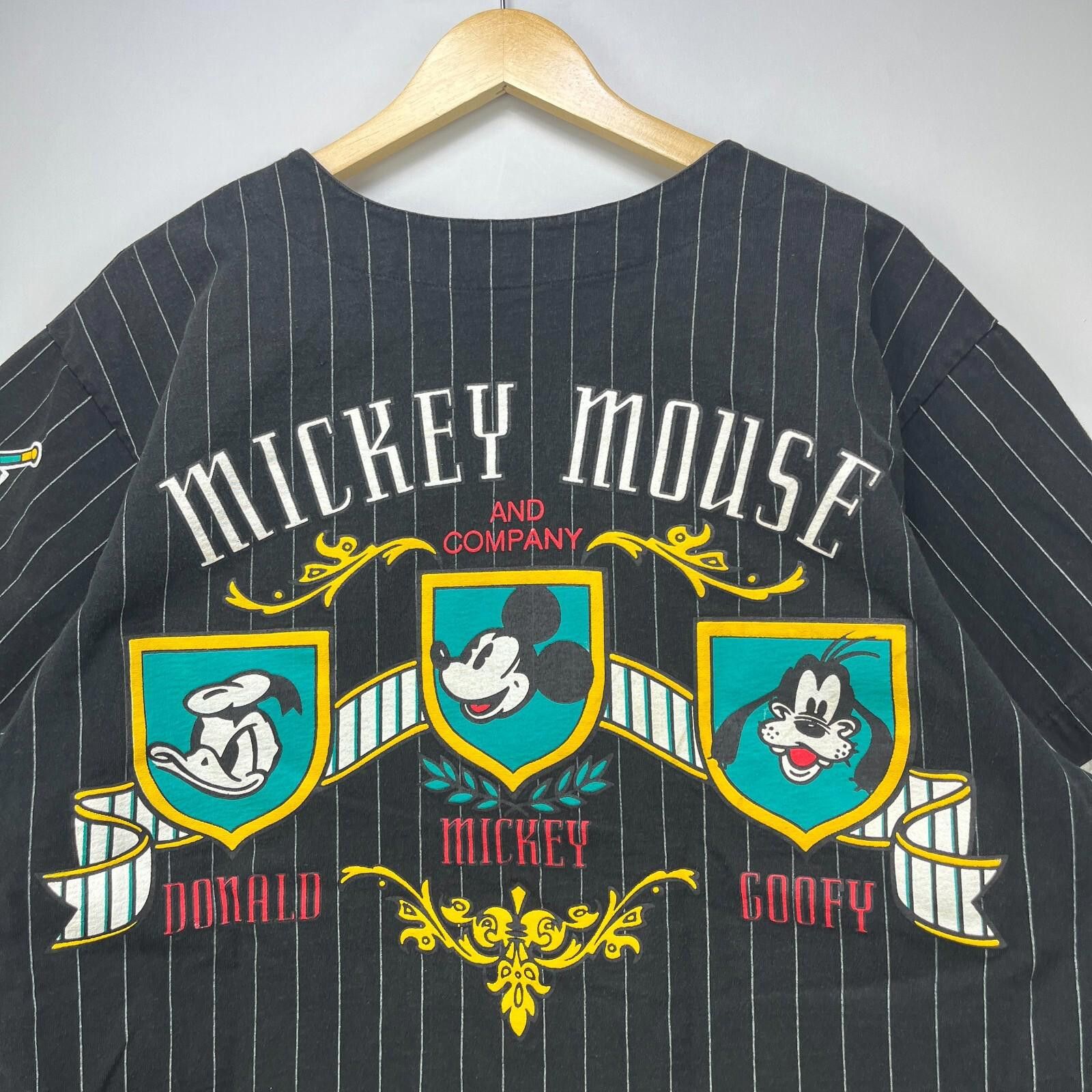 Disney Vintage 90s Mickey Mouse Disney Baseball Jersey Large Size US L / EU 52-54 / 3 - 2 Thumbnail