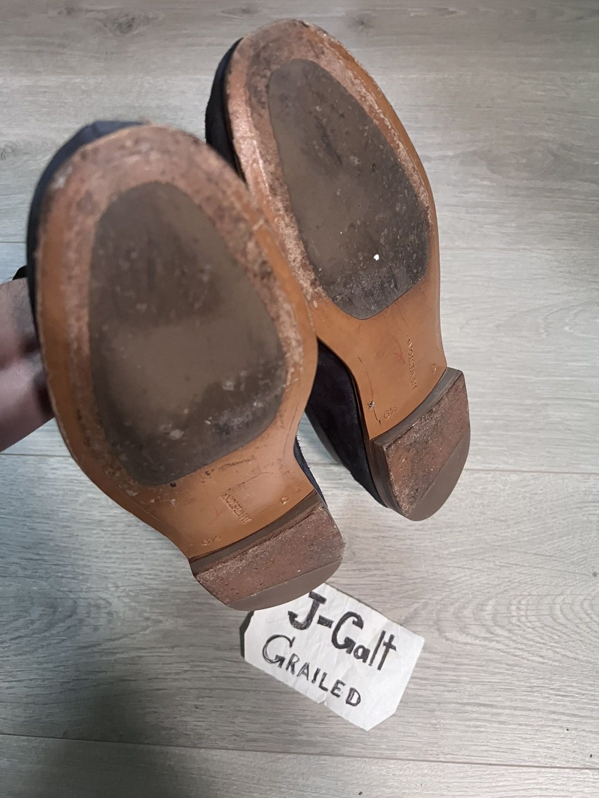 J.M. Weston J.M. Weston Iconic 180 Suede Loafers Size US 7.5 / EU 40-41 - 10 Thumbnail