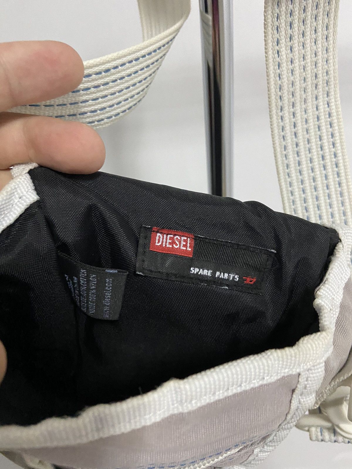 Diesel × Vintage Diesel Vintage Shoulder Bag Messenger Y2K Style Small Logo Size ONE SIZE - 6 Thumbnail