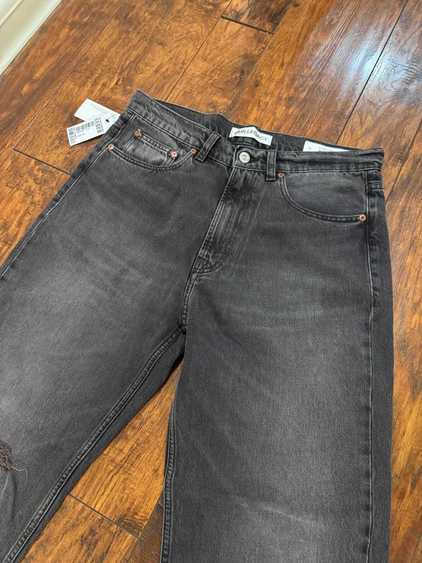 Our Legacy Our Legacy Highwaist Coffee Denim Pants Size US 30 / EU 46 - 4 Thumbnail