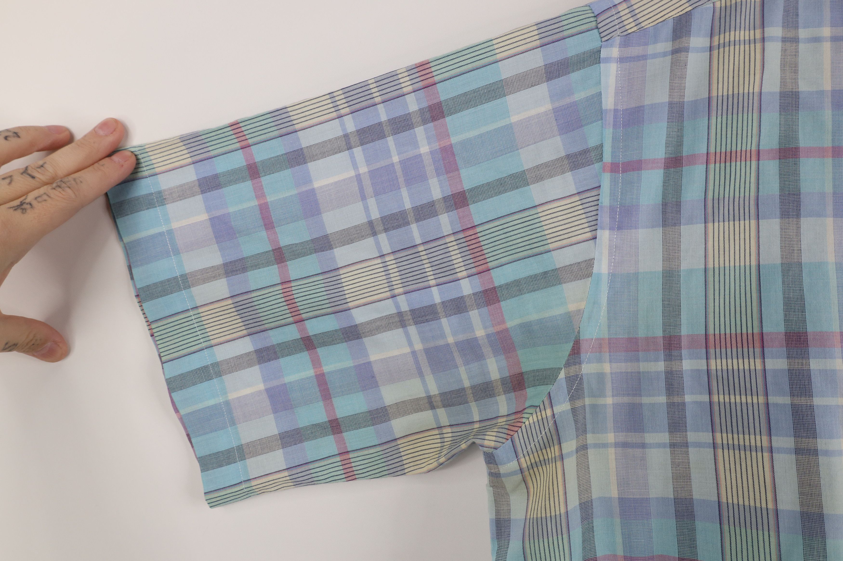 Vintage Vintage 90s Streetwear Plaid Collared Button Down Shirt Size US M / EU 48-50 / 2 - 7 Thumbnail