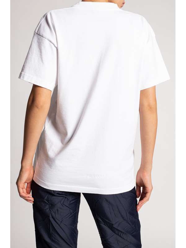Balenciaga o1bcso1str1224 Hulk 2021MARVEL Medium Fit T-Shirt in White Size XS / US 0-2 / IT 36-38 - 4 Thumbnail