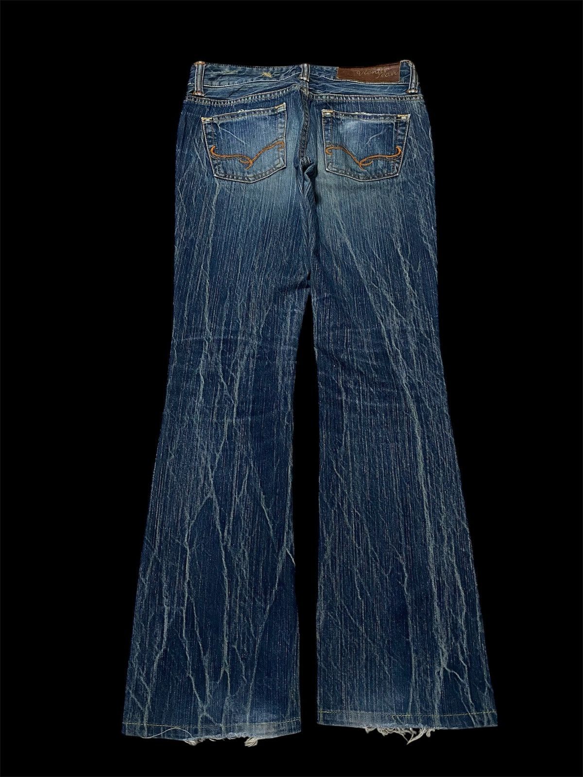 Edwin × Japanese Brand 💥INSANE 90s EDWIN RUSTY MUDWASH💥BOOTCUT RARE Size US 28 / EU 44 - 2 Thumbnail
