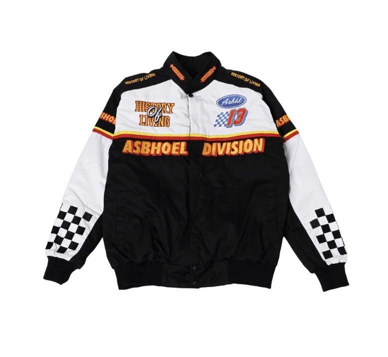 Racing down vintage racing jacket racer jacket streetwear | Grailed