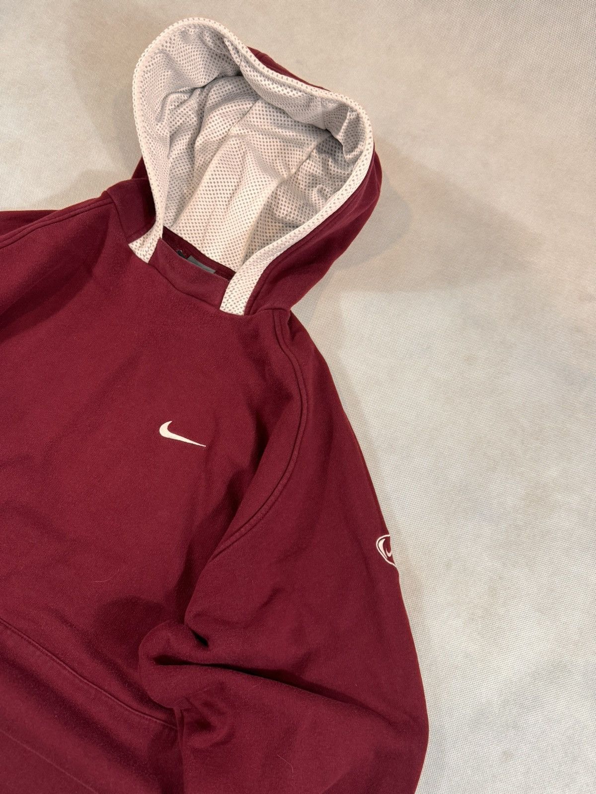 Nike × Vintage NIKE VINTAGE BASIC LOGO OVERSIZE BOXY HOODIE Size US XL / EU 56 / 4 - 3 Thumbnail
