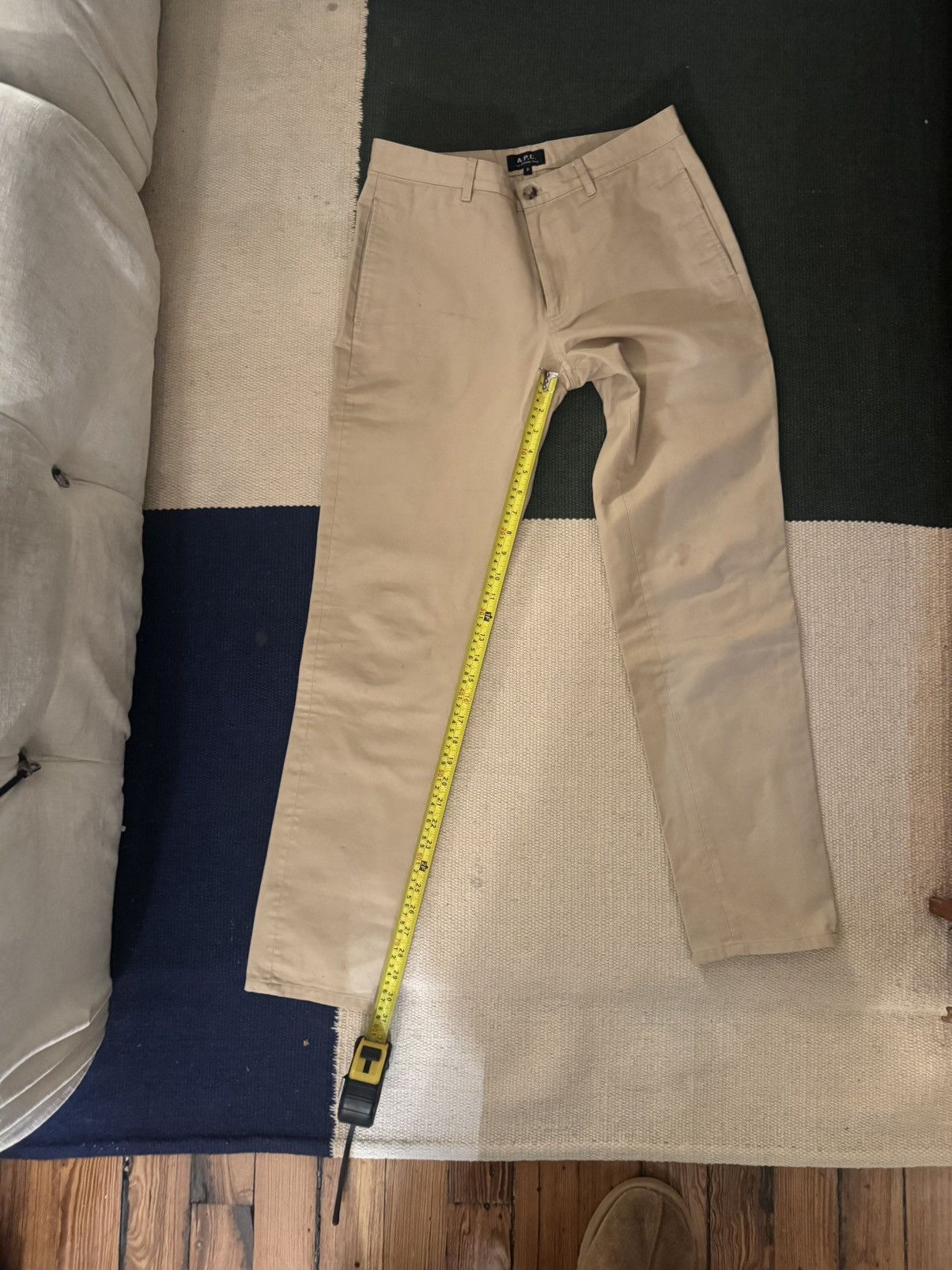 A.P.C. Beige A.P.C. Ville Chinos Size US 31 - 5 Thumbnail