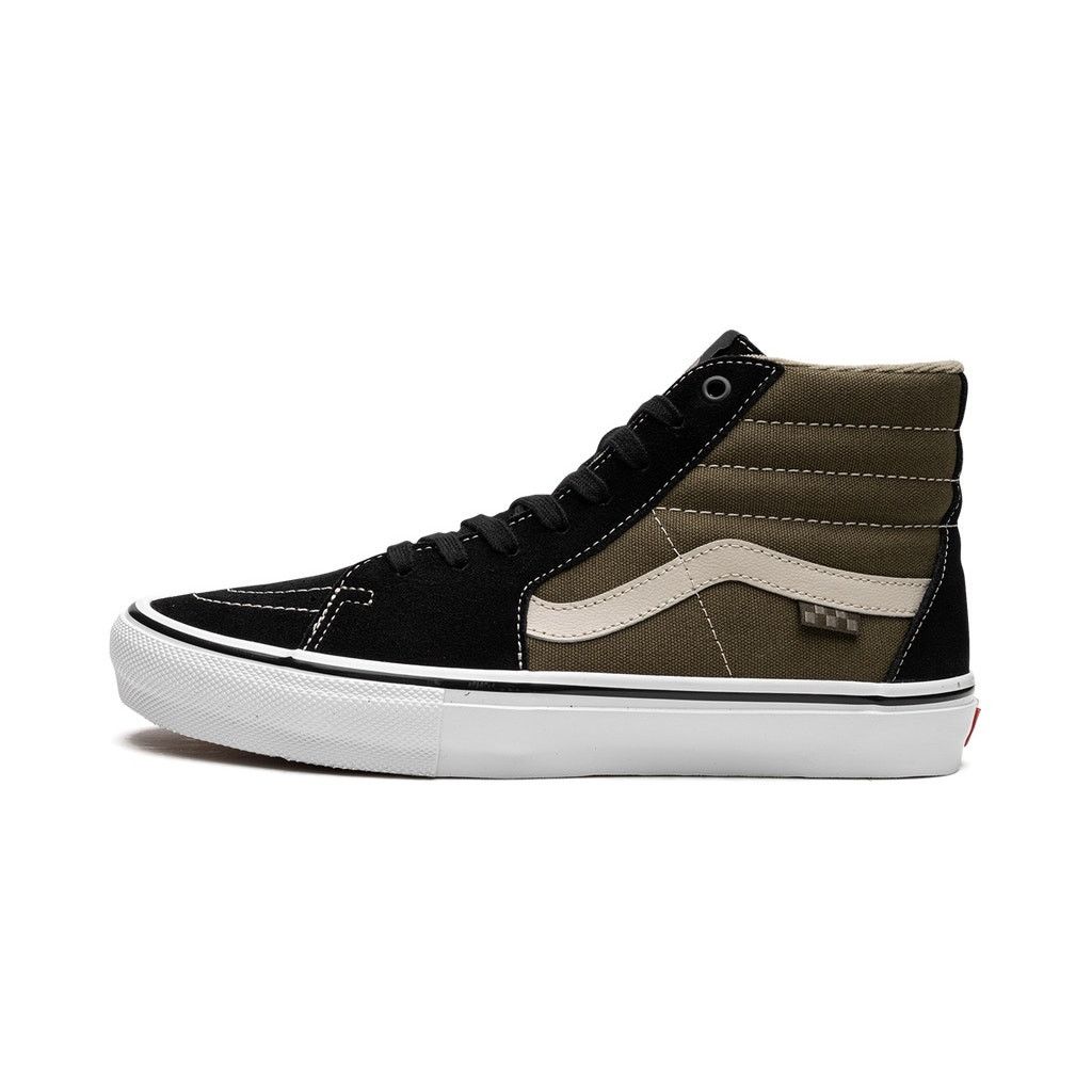 Vans VANS MEN'S 6.5 SK8 HI BLACK OLIVE GREEN NIB VN0A5FCCBKO Size US 6.5 / EU 39-40 - 2 Thumbnail