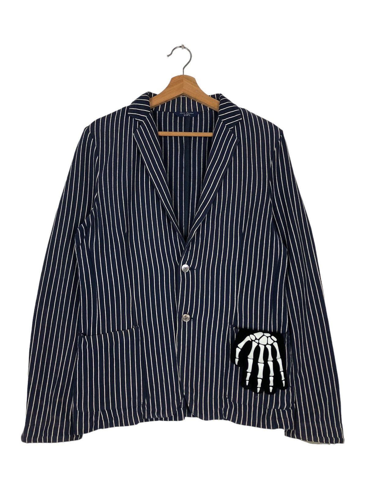 Issey Miyake 🔥90’s HIKORY CHORE JACKET SHIPS ISSEY MIYAKE Size US L / EU 52-54 / 3 - 1 Thumbnail