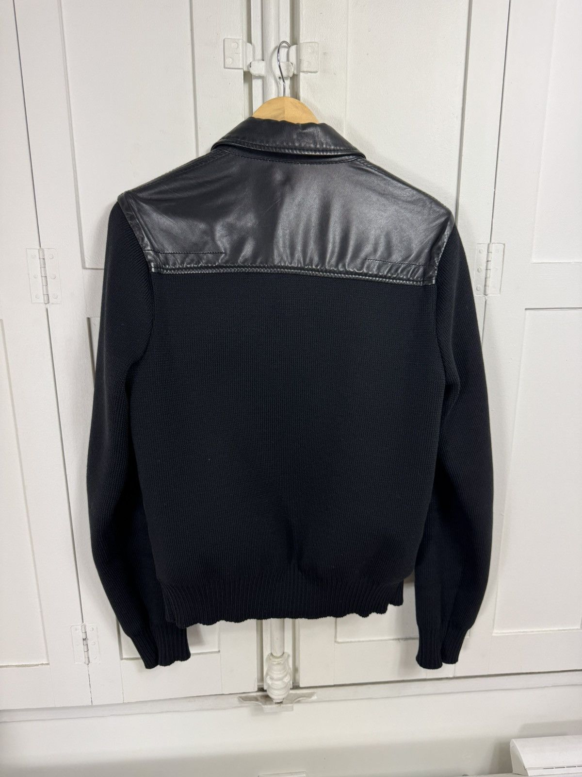 Dior × Hedi Slimane Dior Hedi Slimane FW05 Wool Leather Jacket Size US M / EU 48-50 / 2 - 14 Thumbnail