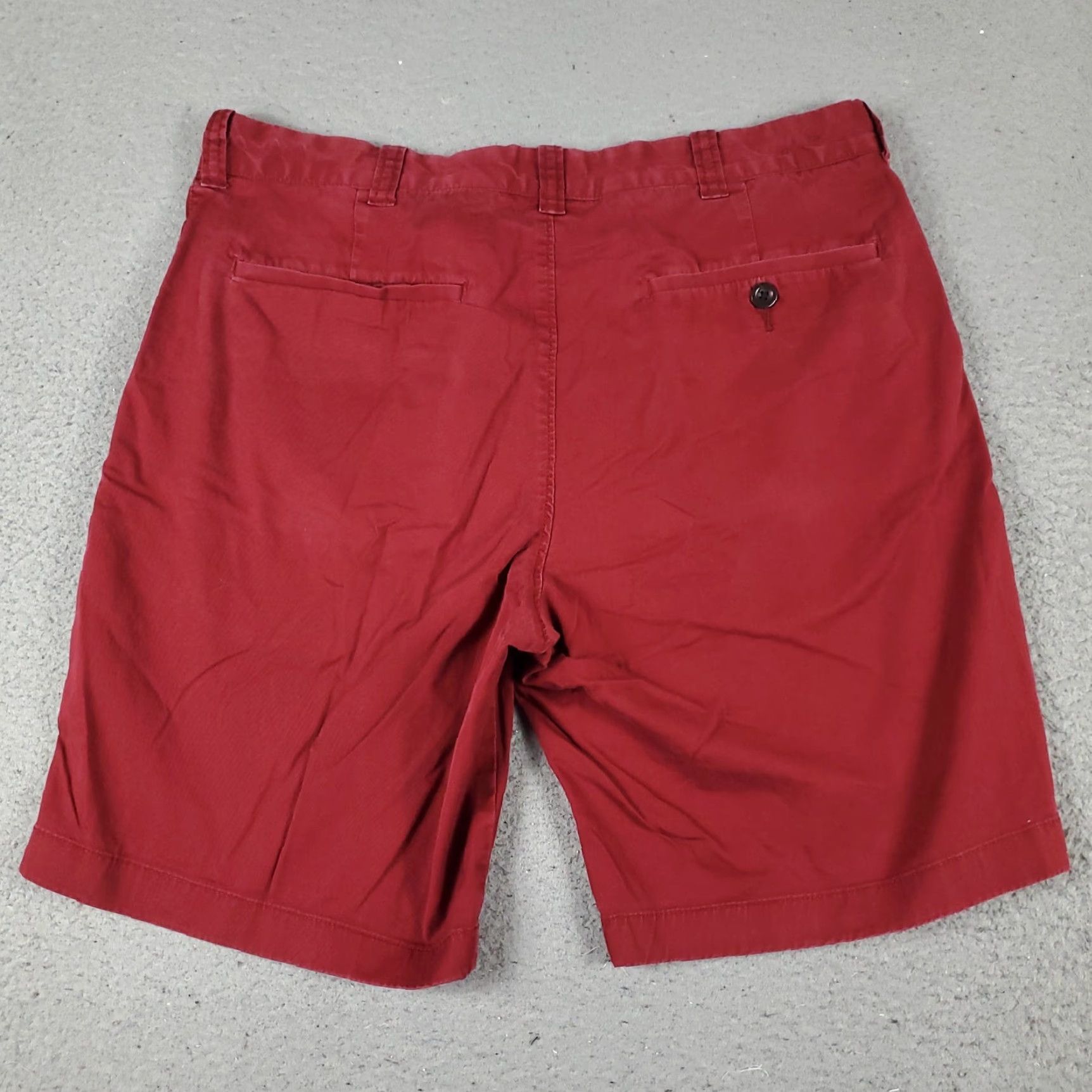 J.Crew VINTAGE J.Crew Men's Shorts Size 32 Red Casual Flat Front Chino Summer Size US 32 / EU 48 - 7 Thumbnail