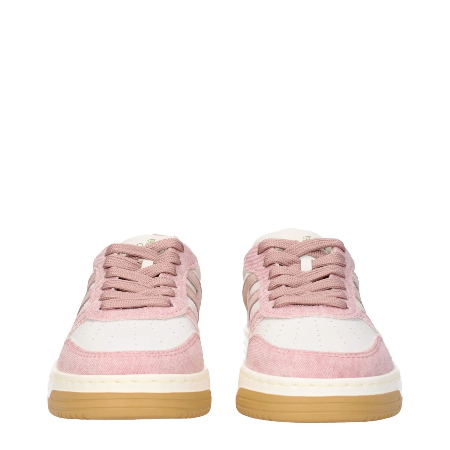 Hogan ob1o1e1124 Leather Sneakers in Pink White Size US 5 / IT 35 - 3 Thumbnail
