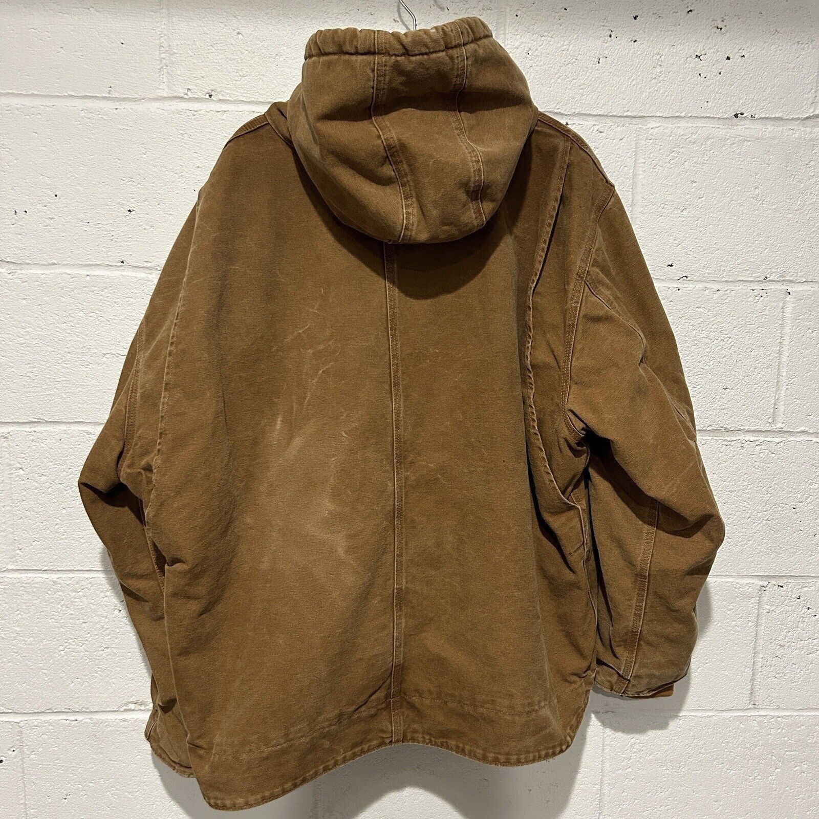 Carhartt Carhartt Sherpa-Lined Hooded Detroit Jacket "Brown" J141-211 Size US XXL / EU 58 / 5 - 2 Thumbnail
