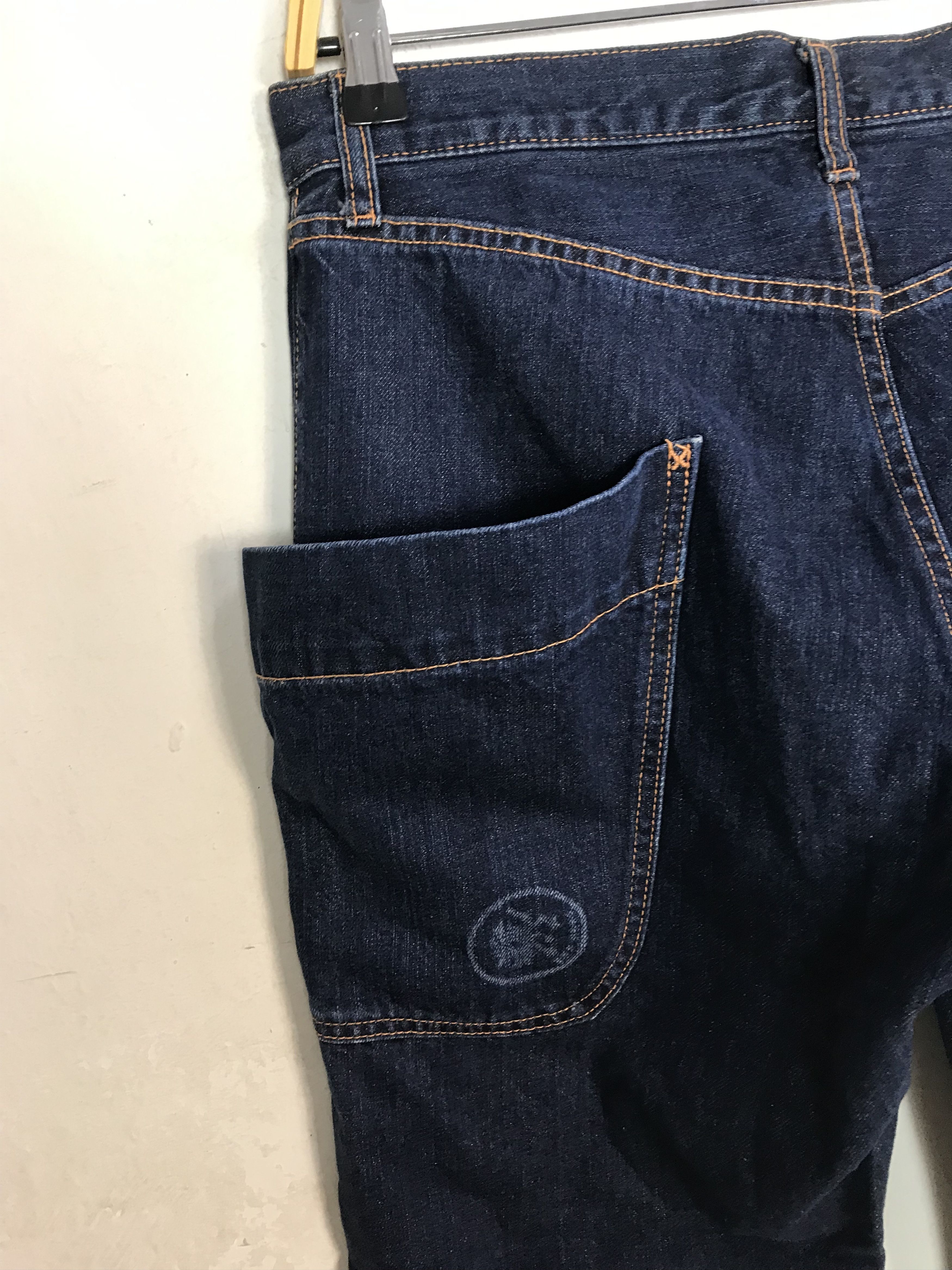 Ne-Net Rare Ne-net Issey Miyake Selvedge Indigo Denim Jeans Size 29" - 8 Thumbnail