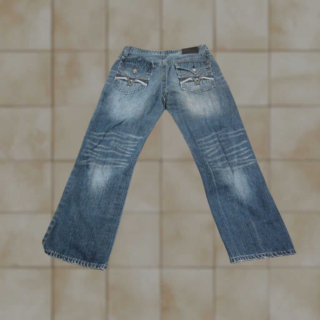 Buckle Black Buckle Black Jeans Adult W34 L 30 Blue Relaxed Straight Denim Distress 90s Mens Size US 34 / EU 50 - 1 Thumbnail
