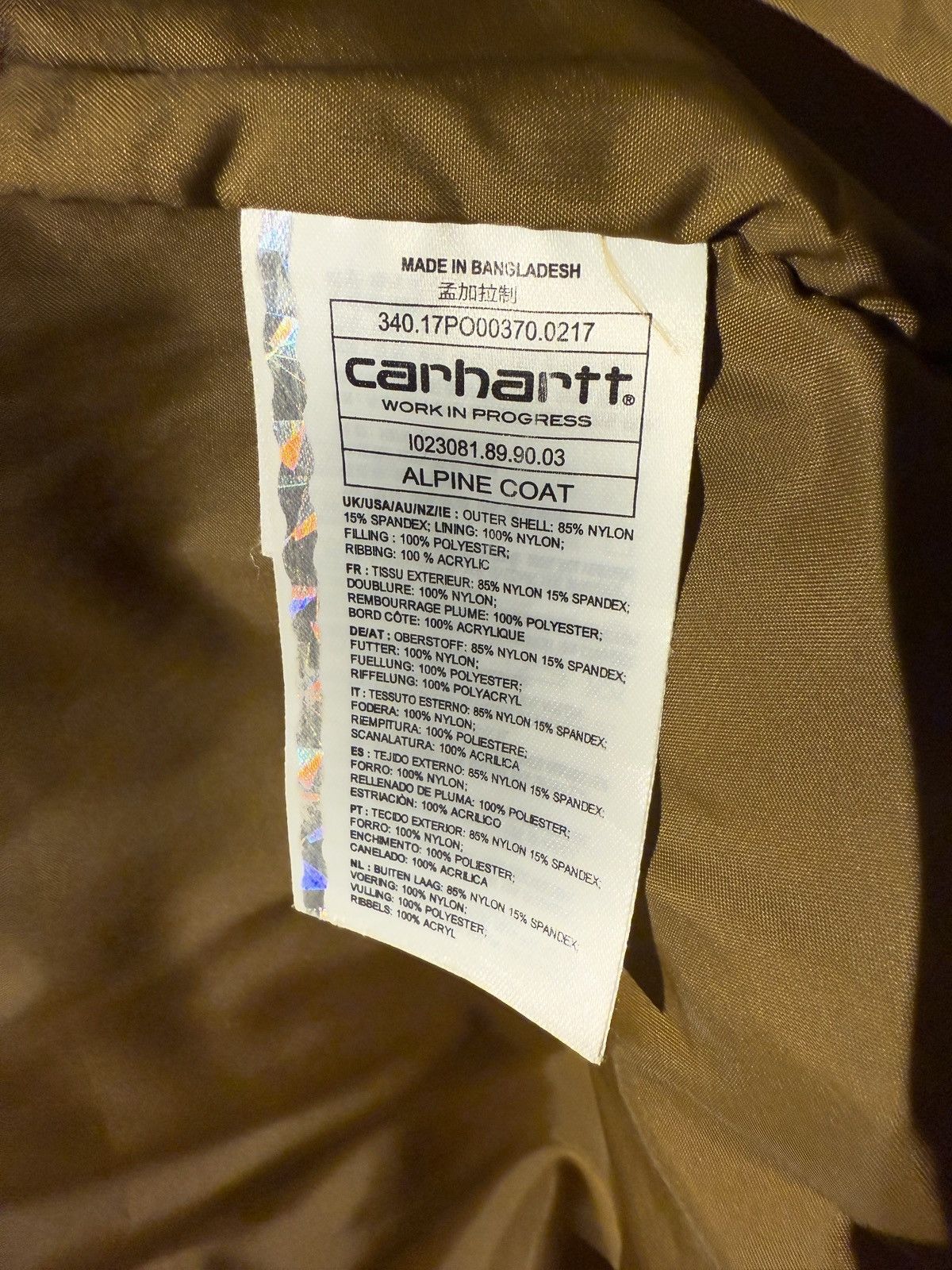 Carhartt Wip Carhartt WIP Alpine Winter Jacket Size US M / EU 48-50 / 2 - 5 Thumbnail