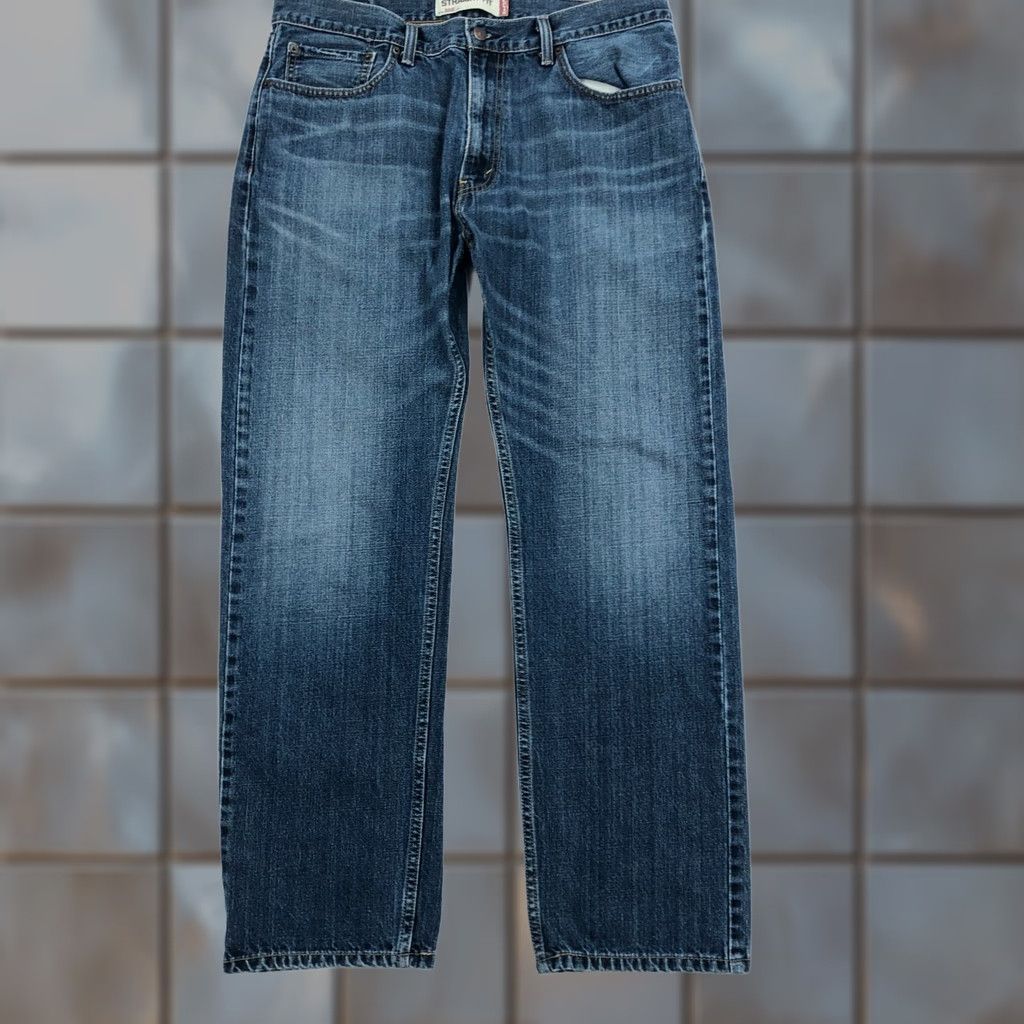 Levi's VINTAGE Levi's Jeans Mens 36x30 Blue 505 Straight Regular Fit Y2K Denim Pants Mens Size US 36 / EU 52 - 1 Thumbnail