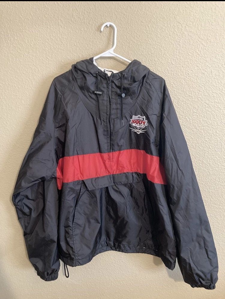 NFL Vintage 00s NFL Superbowl XXXIV Edition Windbreaker Size US XXL / EU 58 / 5 - 1 Thumbnail