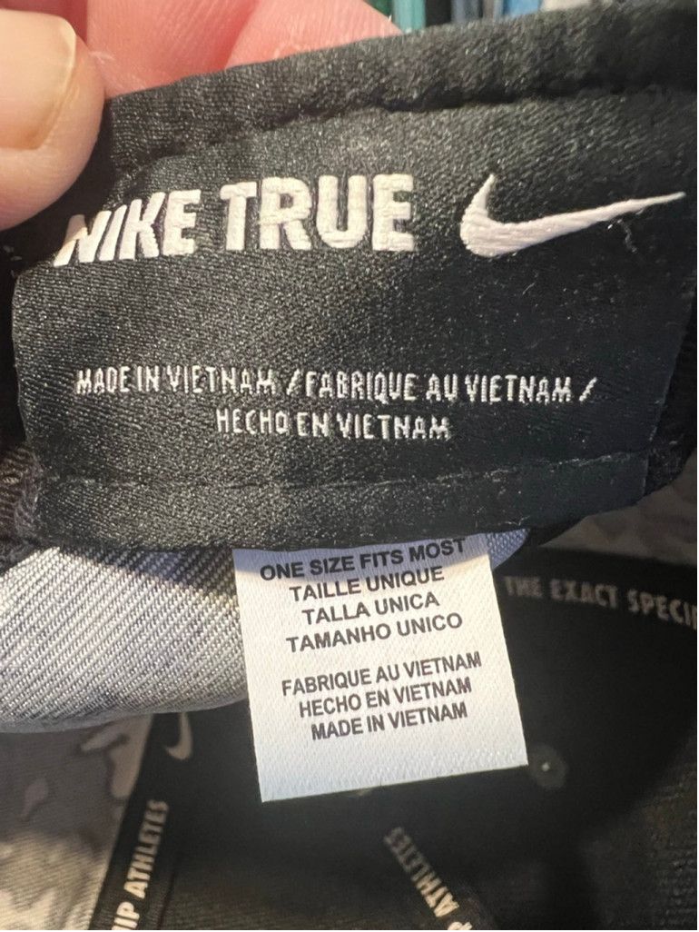 Nike Men's Nike True One Size Black Grey Camo Flat Brim Snapback Size ONE SIZE - 6 Thumbnail