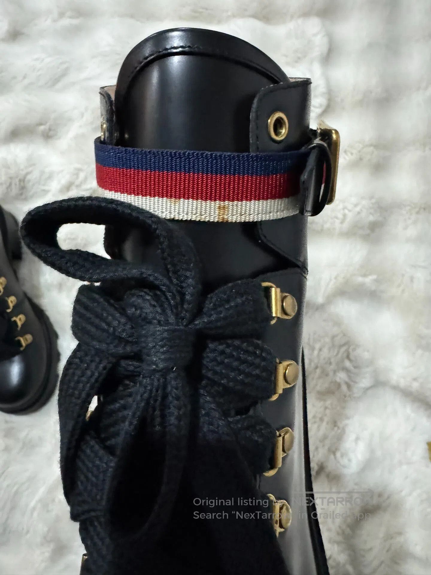 Gucci Guicci Black Women's Martin Boots| Size US 6 / IT 36 - 8 Thumbnail