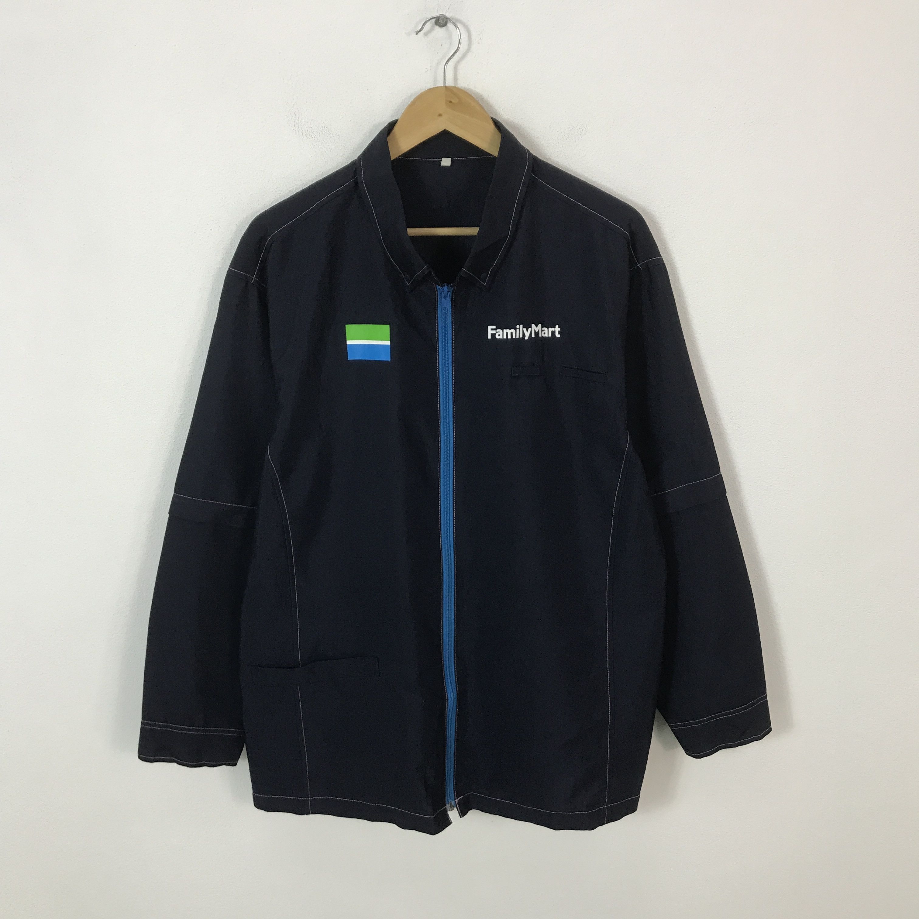 Japanese Brand Family Mart Japanese mart Uniform Shirt jacket K66B14 Size US L / EU 52-54 / 3 - 1 Thumbnail