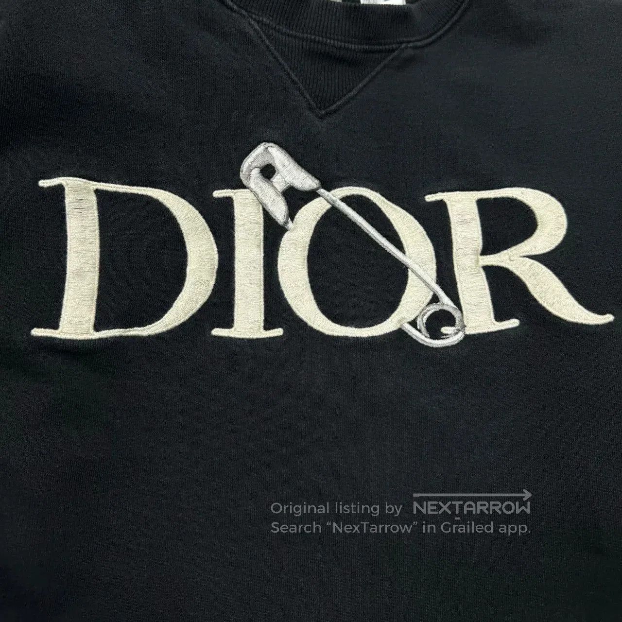 Dior dior embroidered sweatshirt with pin detail. Size US M / EU 48-50 / 2 - 3 Thumbnail