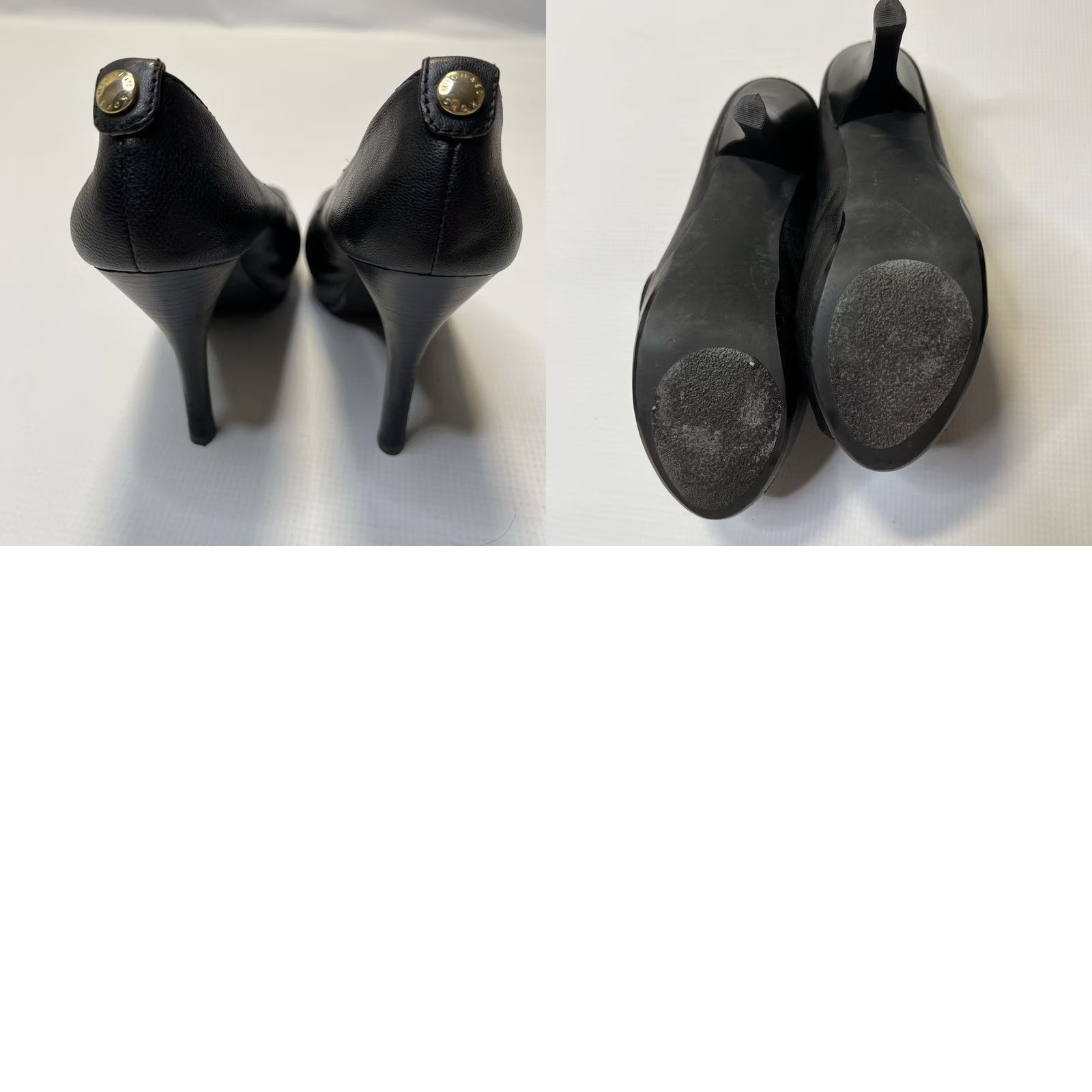 Vintage VINTAGE Michael Kors Peep Toe Hidden Platform Leather Stiletto Pumps 6.5 Black Women Heel Pump Men? Size US 7 / IT 37 - 8 Thumbnail