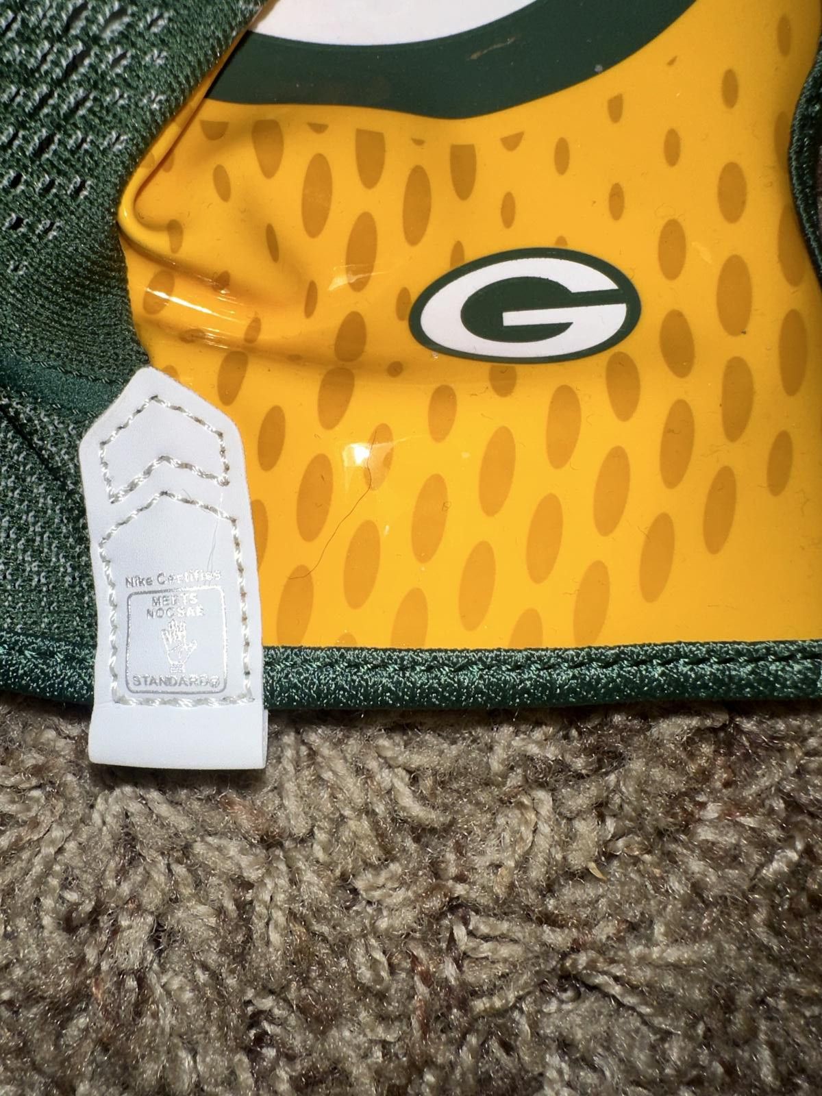 Nike Nike NFL Green Bay Packers Vapor Knit On Field Football Gloves Size ONE SIZE - 7 Thumbnail