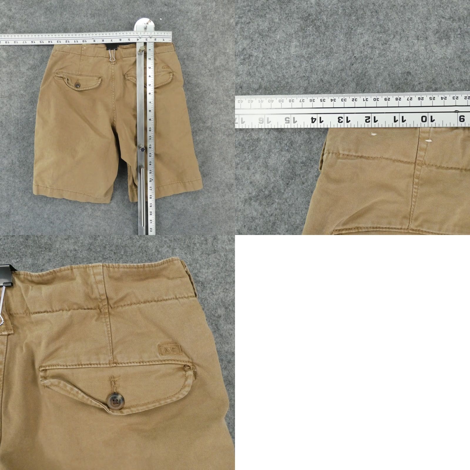 American Eagle Outfitters American Eagle Shorts Mens 26 Next Level Flex Classic Khaki Flat Front Chino Size US 27 - 9 Thumbnail