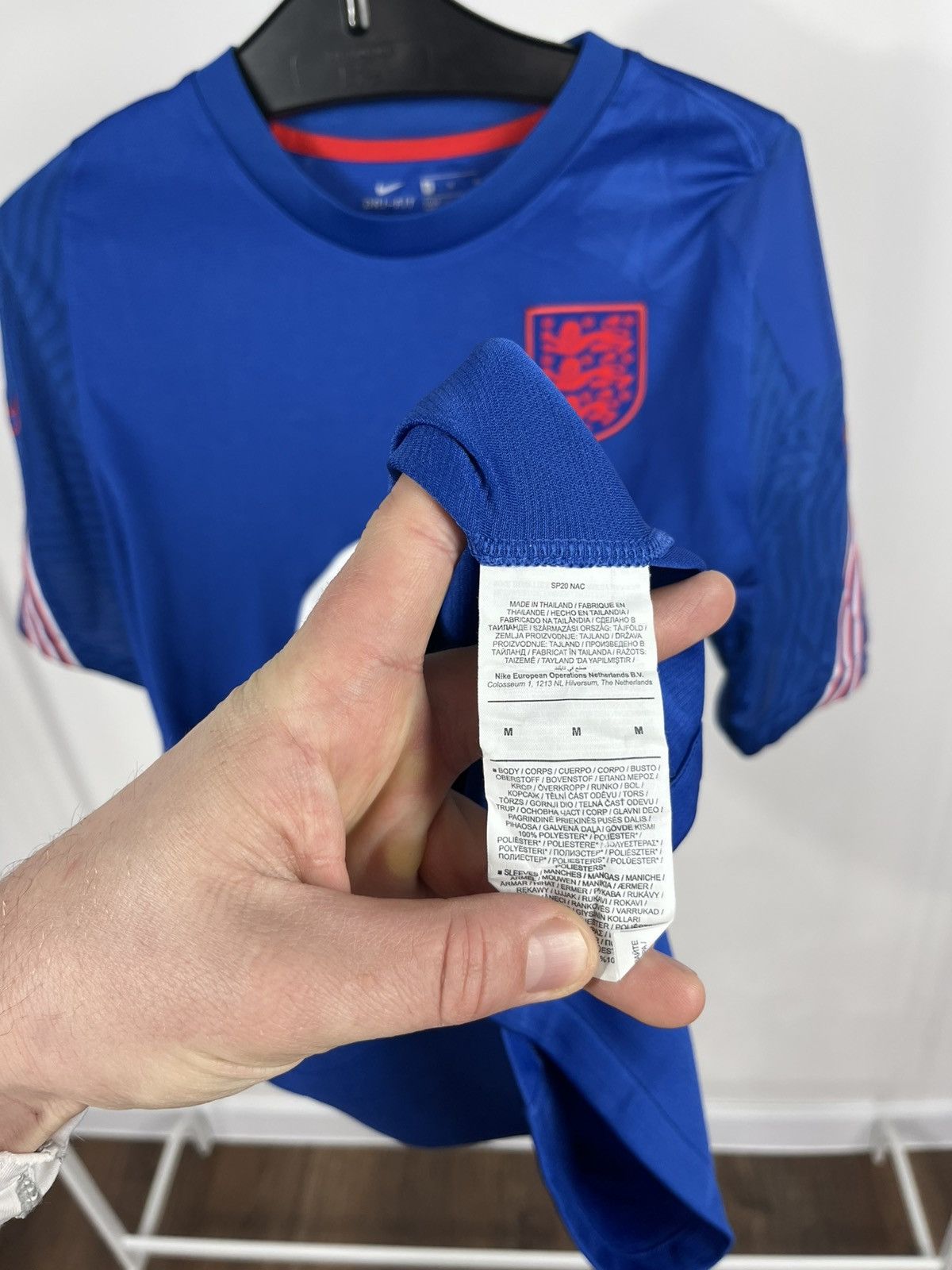 Nike Nike England Football Training Jersey Blue Dri Fit Size M Size US M / EU 48-50 / 2 - 9 Thumbnail