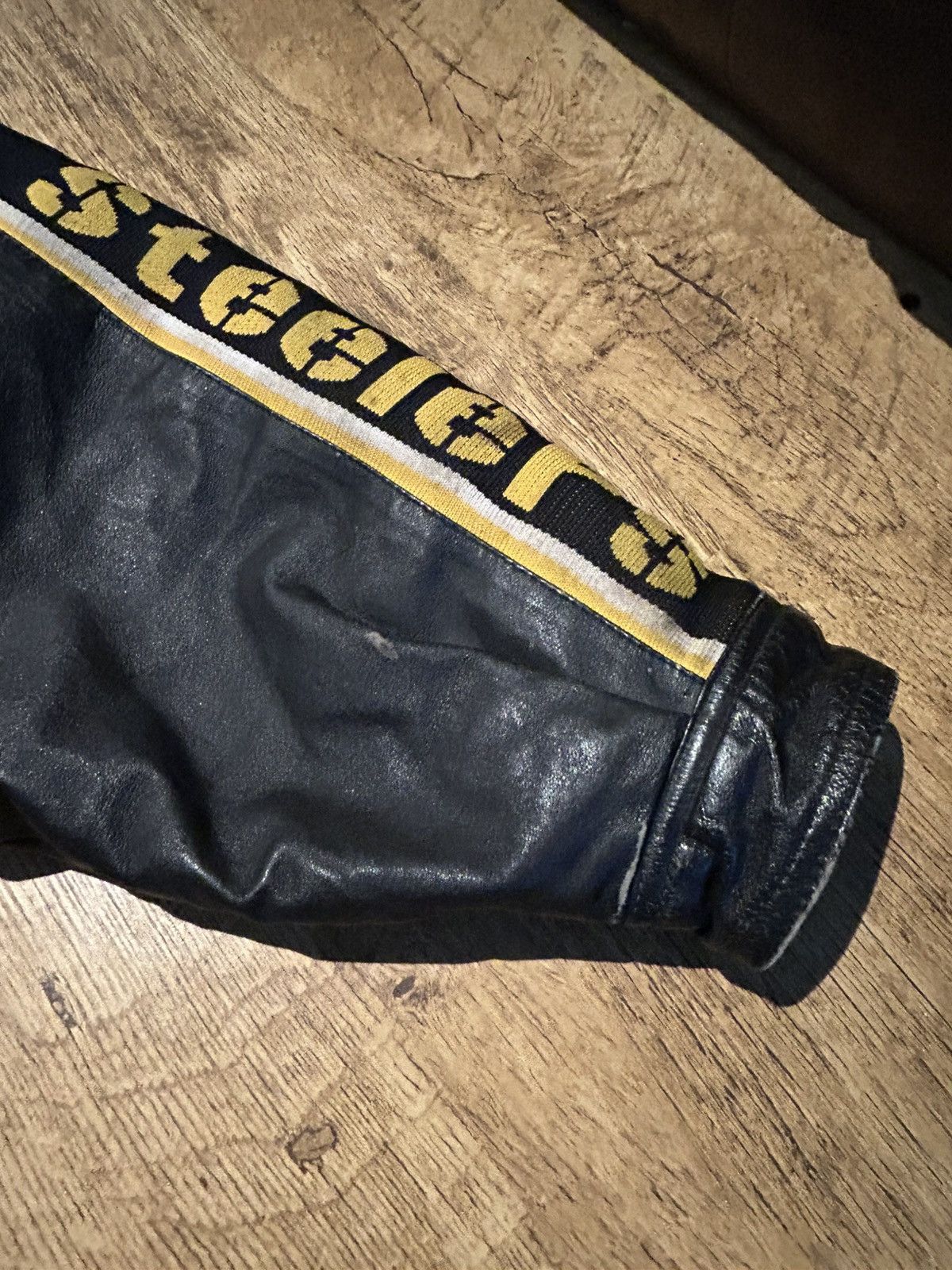 Pro Player Vintage Pittsburgh Steelers Leather Jacket by Pro Player NFL Size US L / EU 52-54 / 3 - 22 Thumbnail