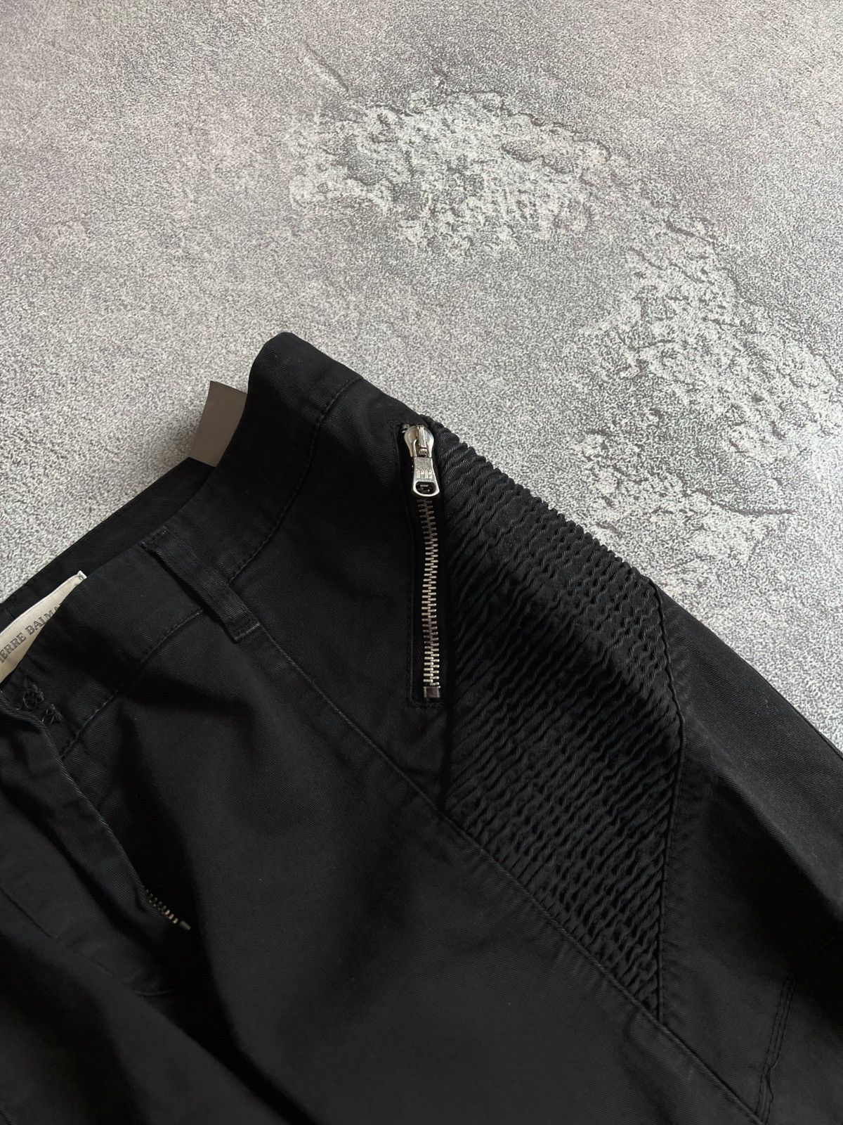 Pierre Balmain Pierre Balmain Womens Black Skinny Moto Denim Jeans Pants 26 Size 27" / US 4 / IT 40 - 6 Thumbnail